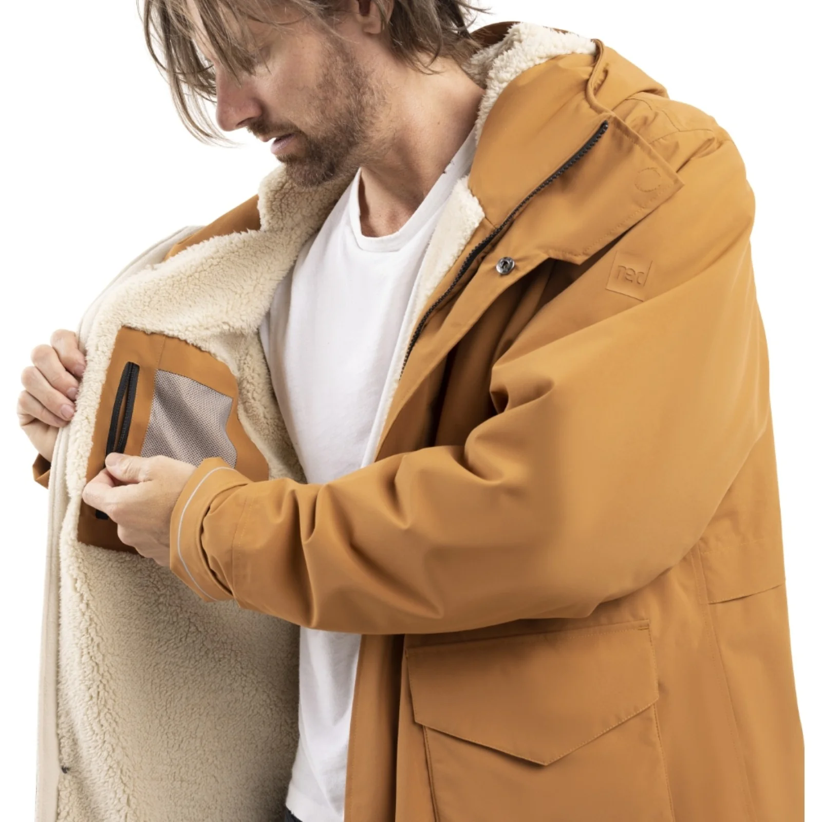 Red Adult EVO Pro Slimline Waterproof Parka Jacket - Image 78