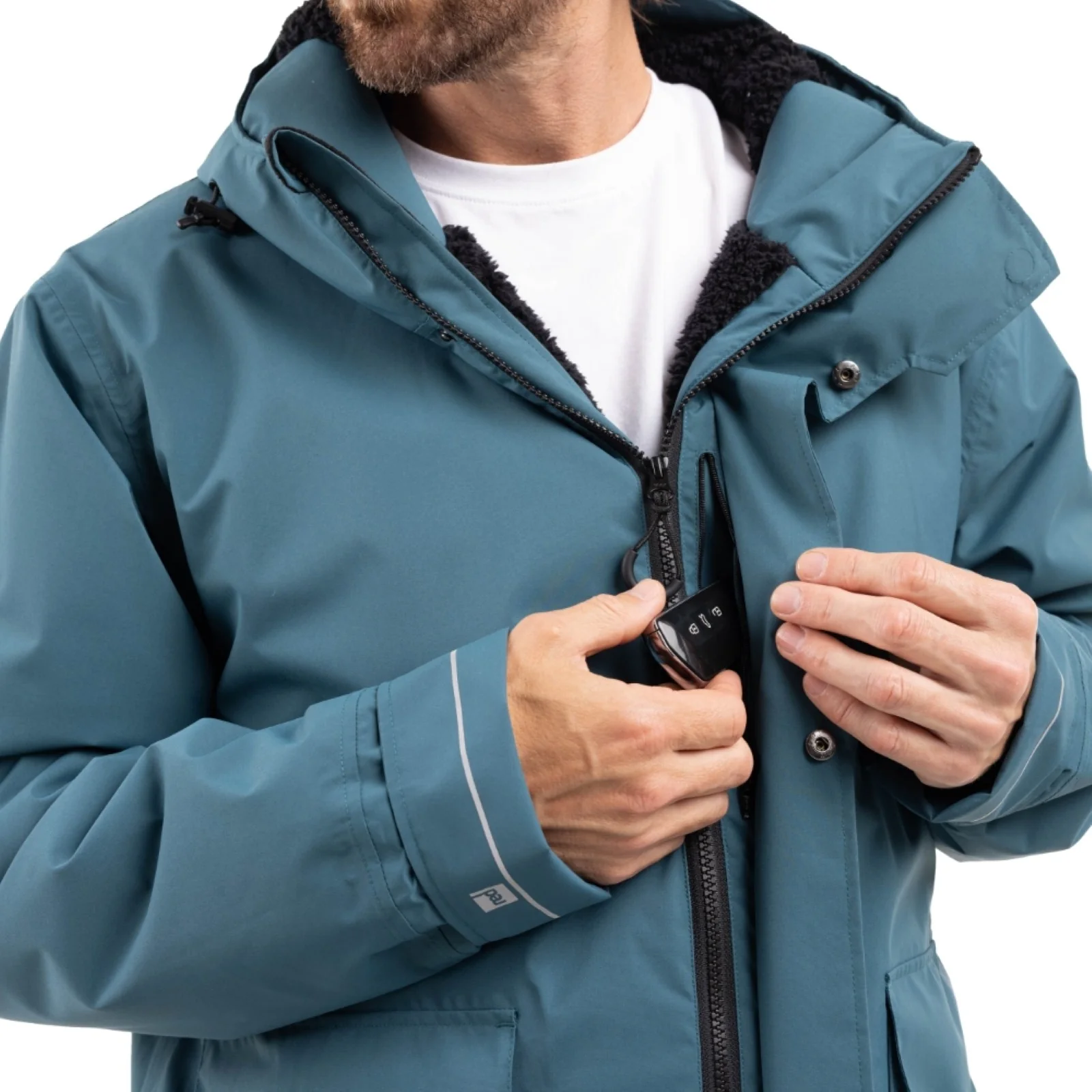 Red Adult EVO Pro Slimline Waterproof Parka Jacket - Image 79
