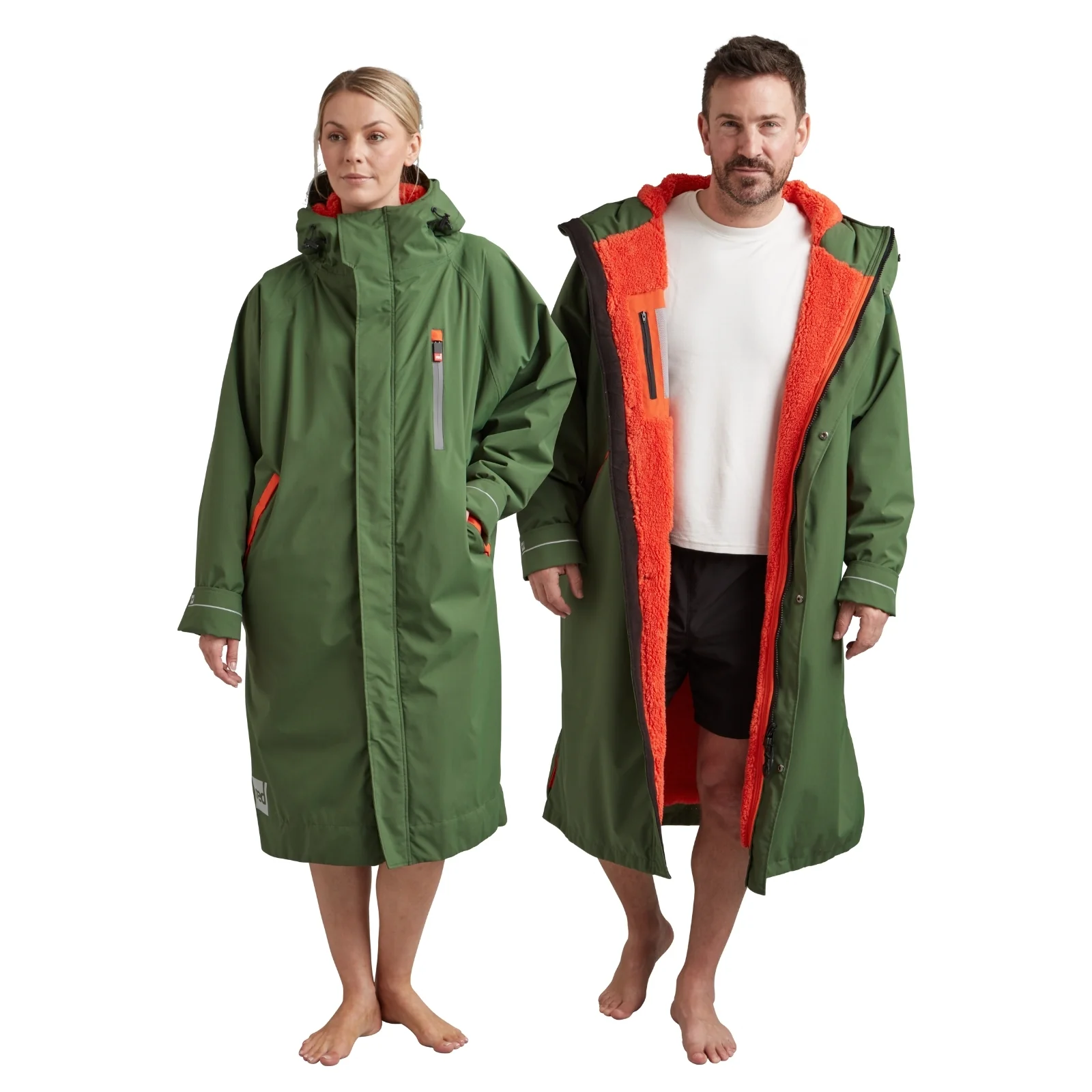 Red Adults Pro Long Sleeve Waterproof Dry Changing Robe Alter EVO - Image 4