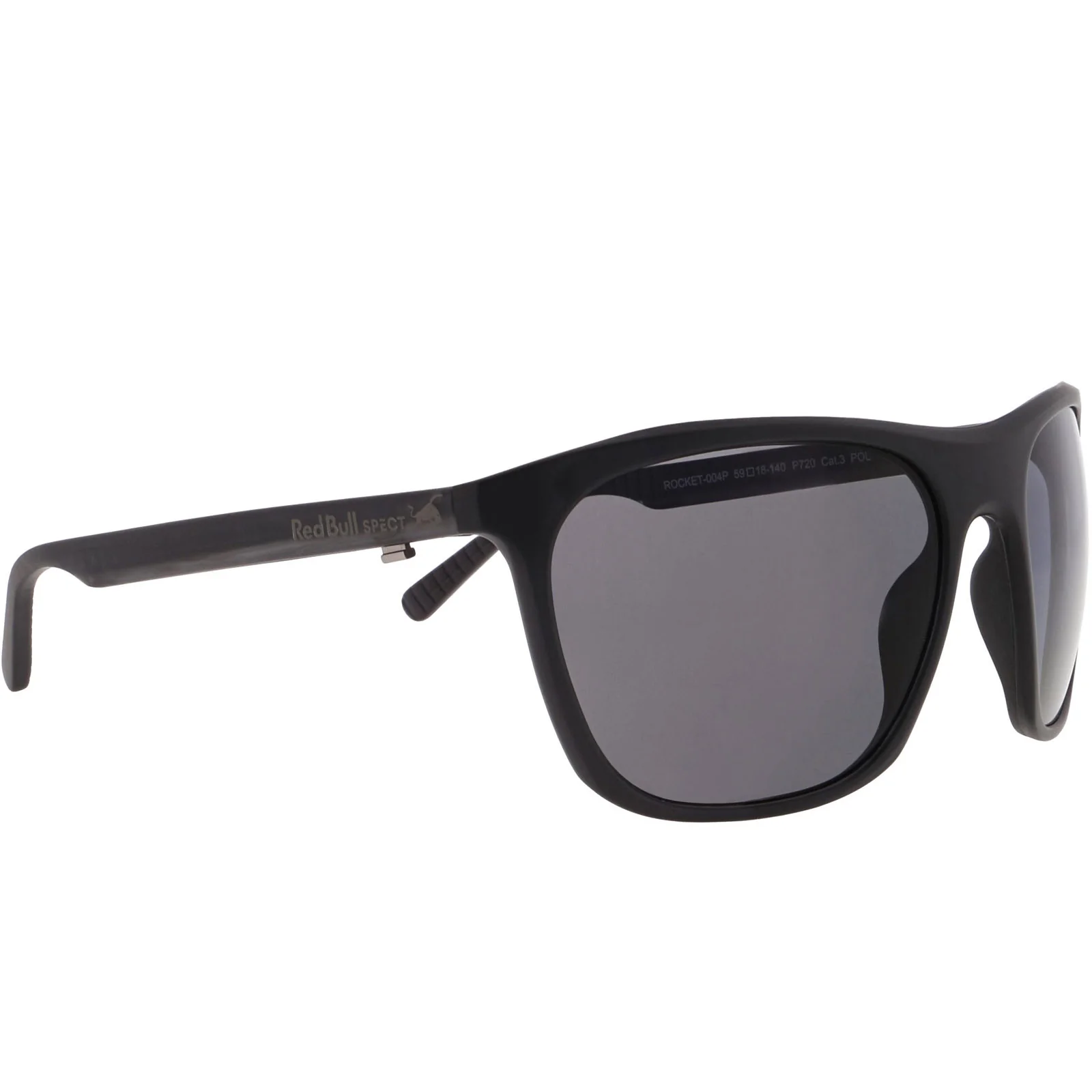 Red Bull SPECT Rocket Shatterproof Sunglasses - Matte x'tal Black - Image 2