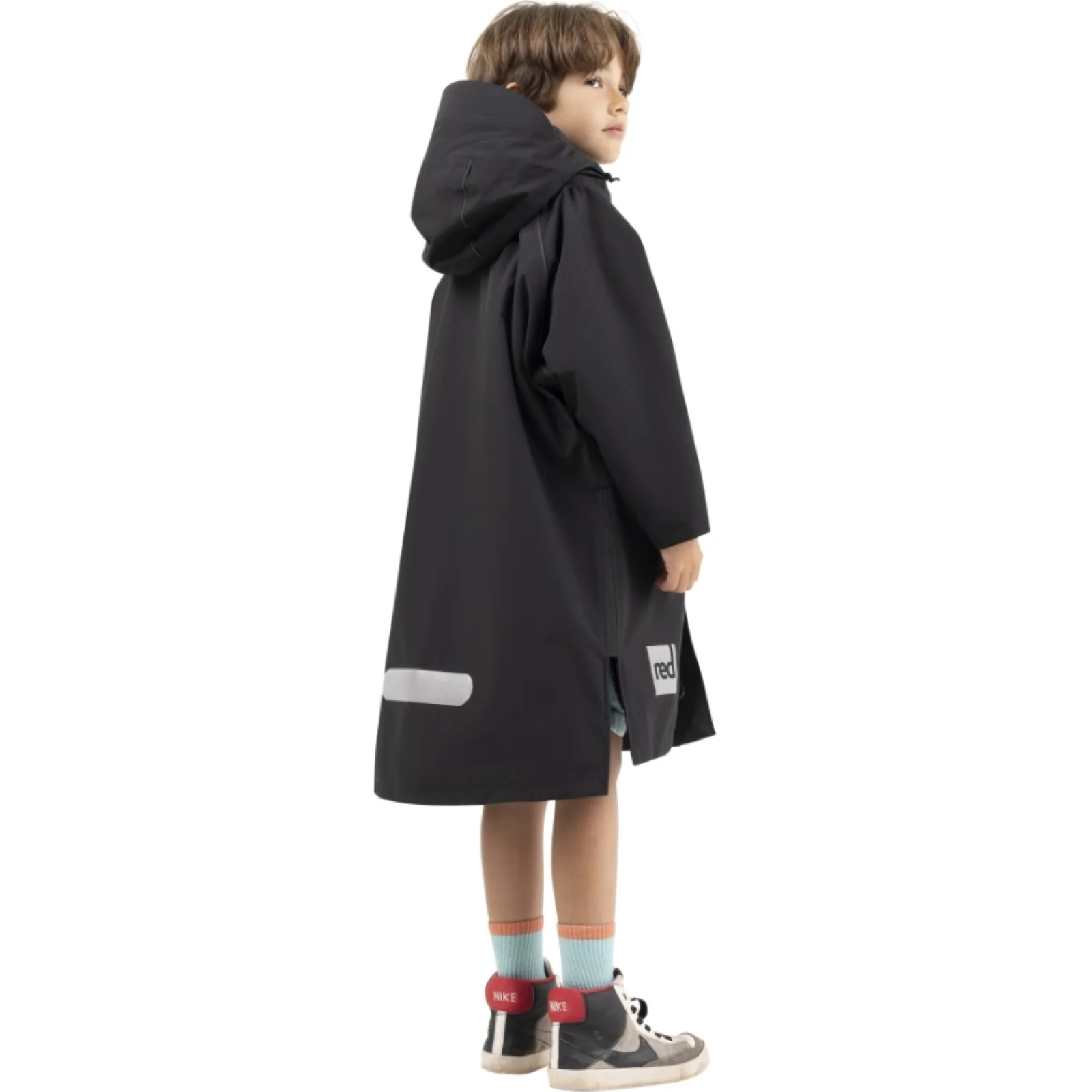 Red Kids Dry Pro Hooded Waterproof Changing Robe - Image 20