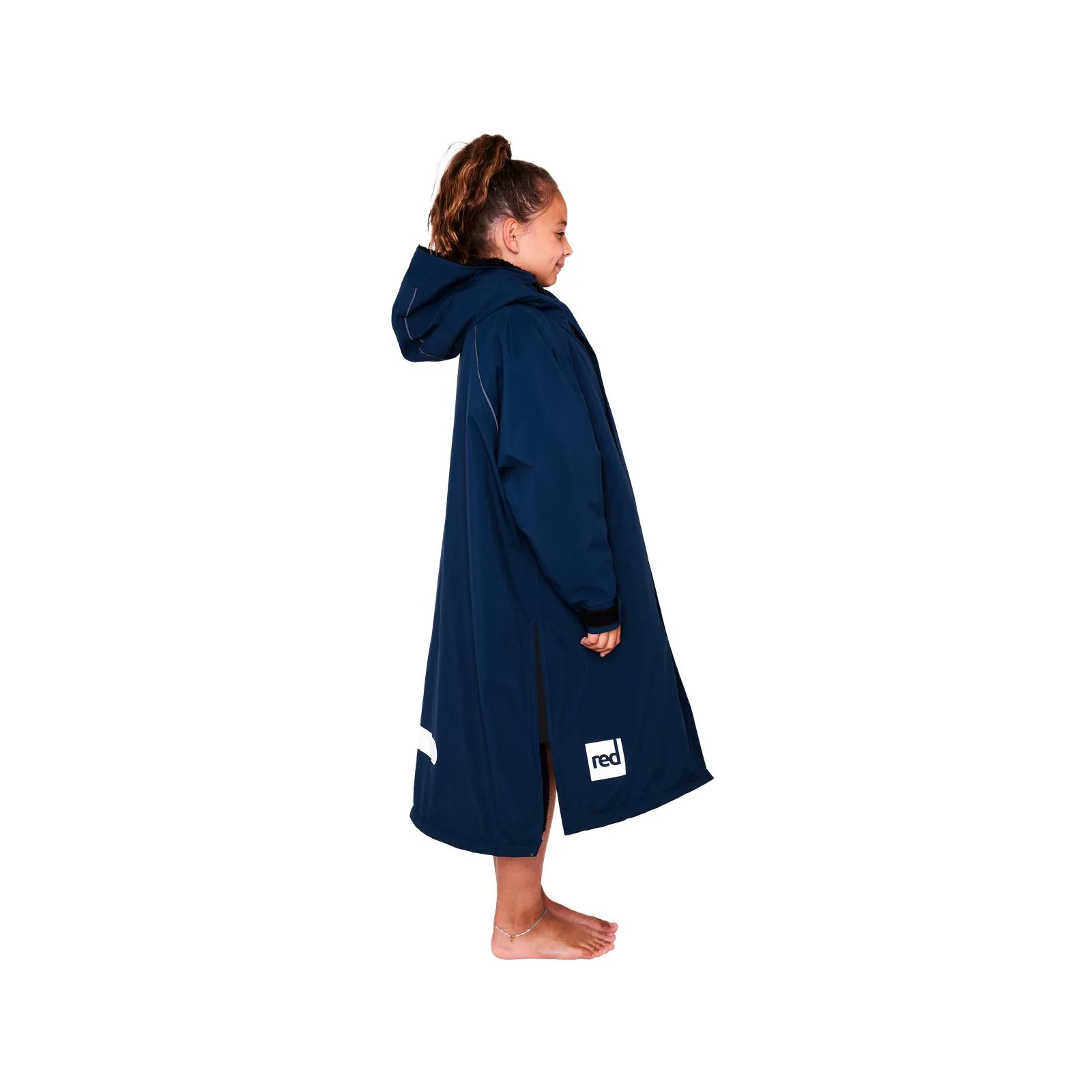 Red Kids Dry Pro Hooded Waterproof Changing Robe - Image 37