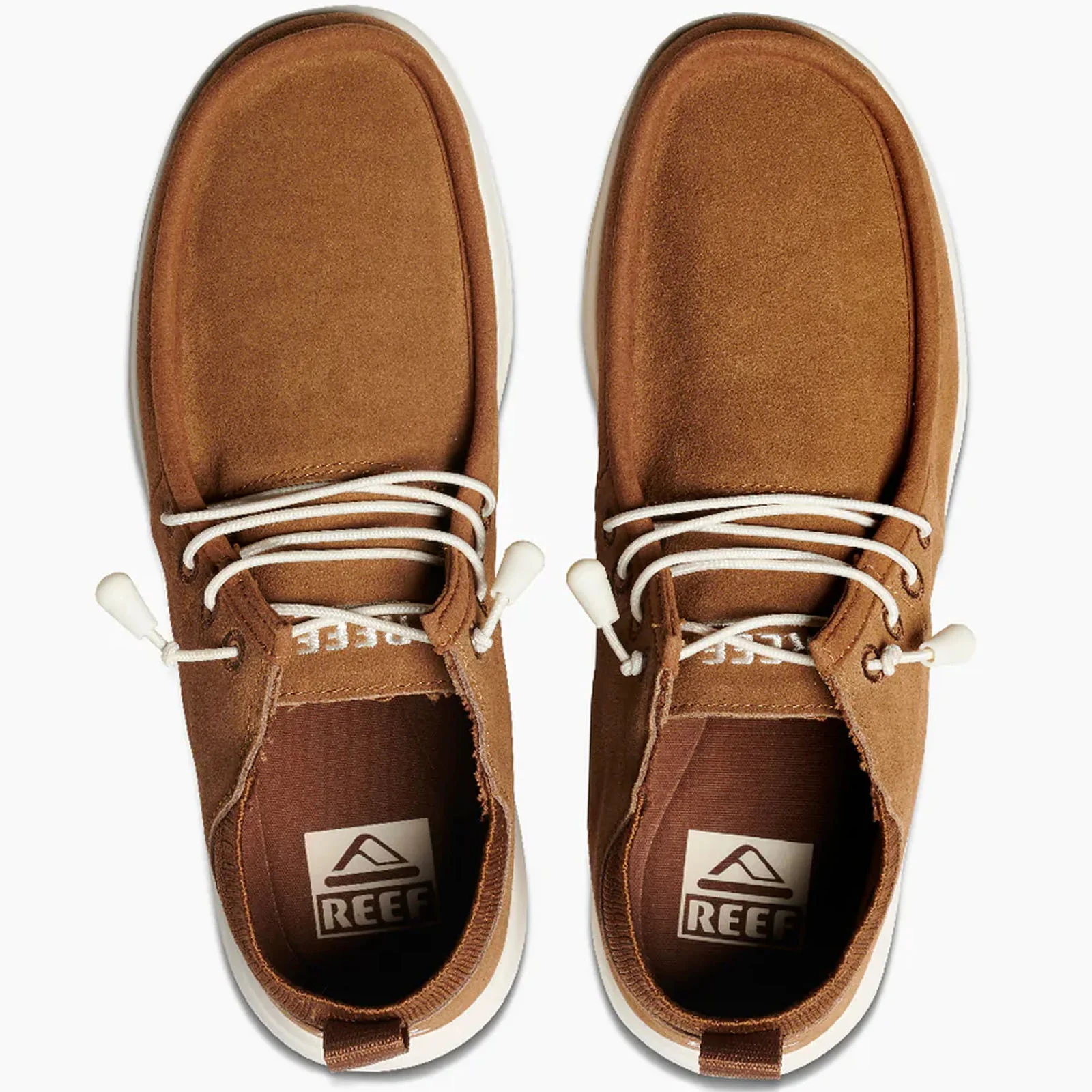 Reef Mens Cushion Coast Mid SE Stretch Lace Boat - Brown - Image 3