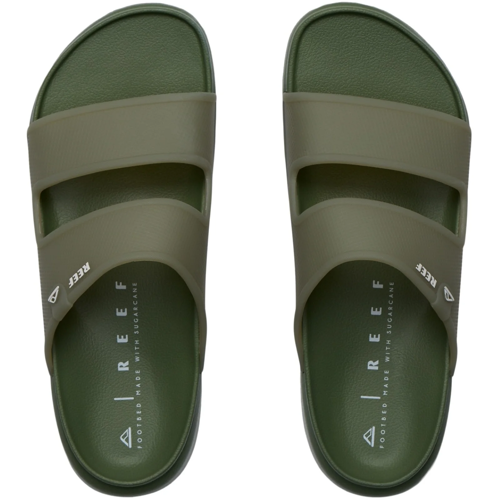 Reef Mens Oasis Double Up Cushioned Sliders - Image 14