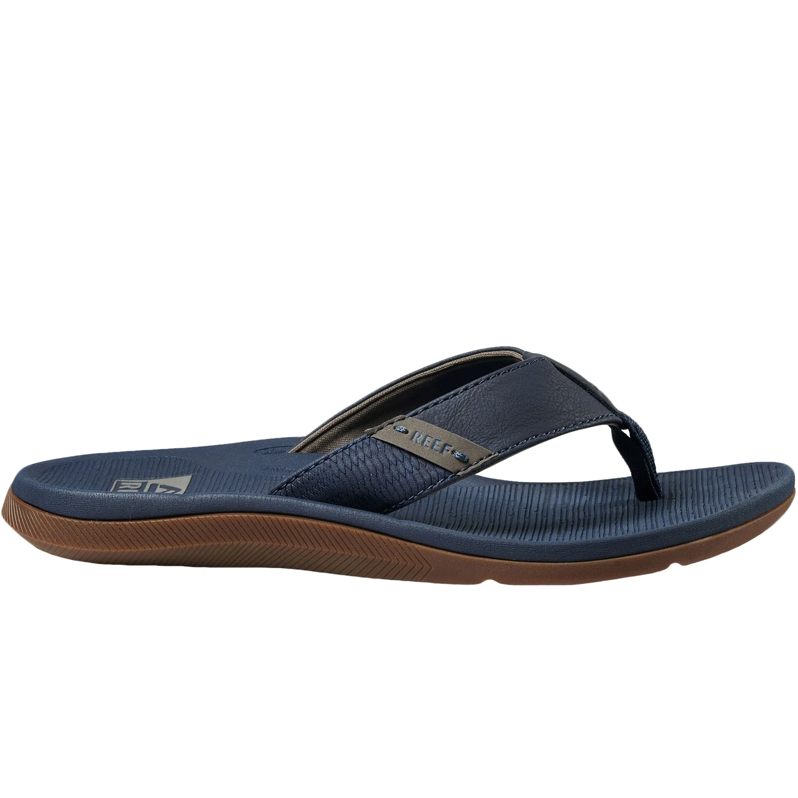 Reef Mens Santa ANA Leather Flip Flops - Image 2