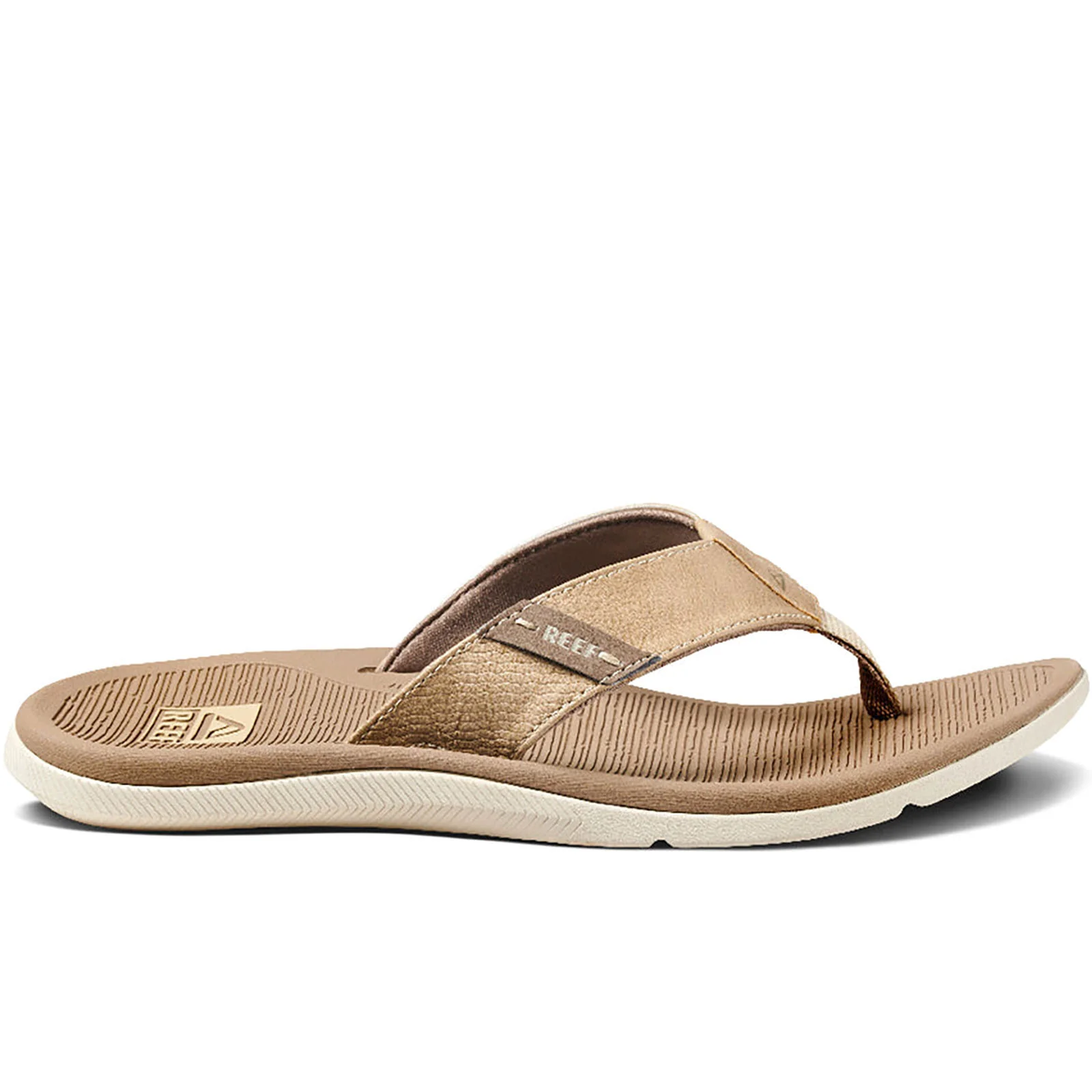 Reef Mens Santa ANA Leather Flip Flops - Image 52