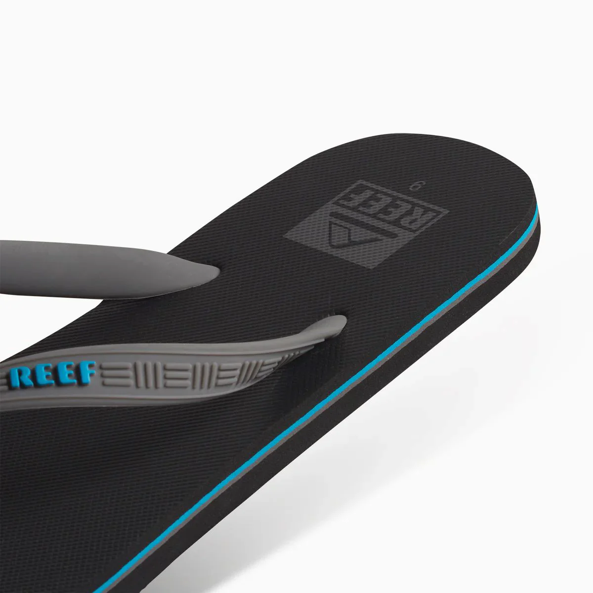Reef Mens Seaside Flip Flops - Grey - Image 5
