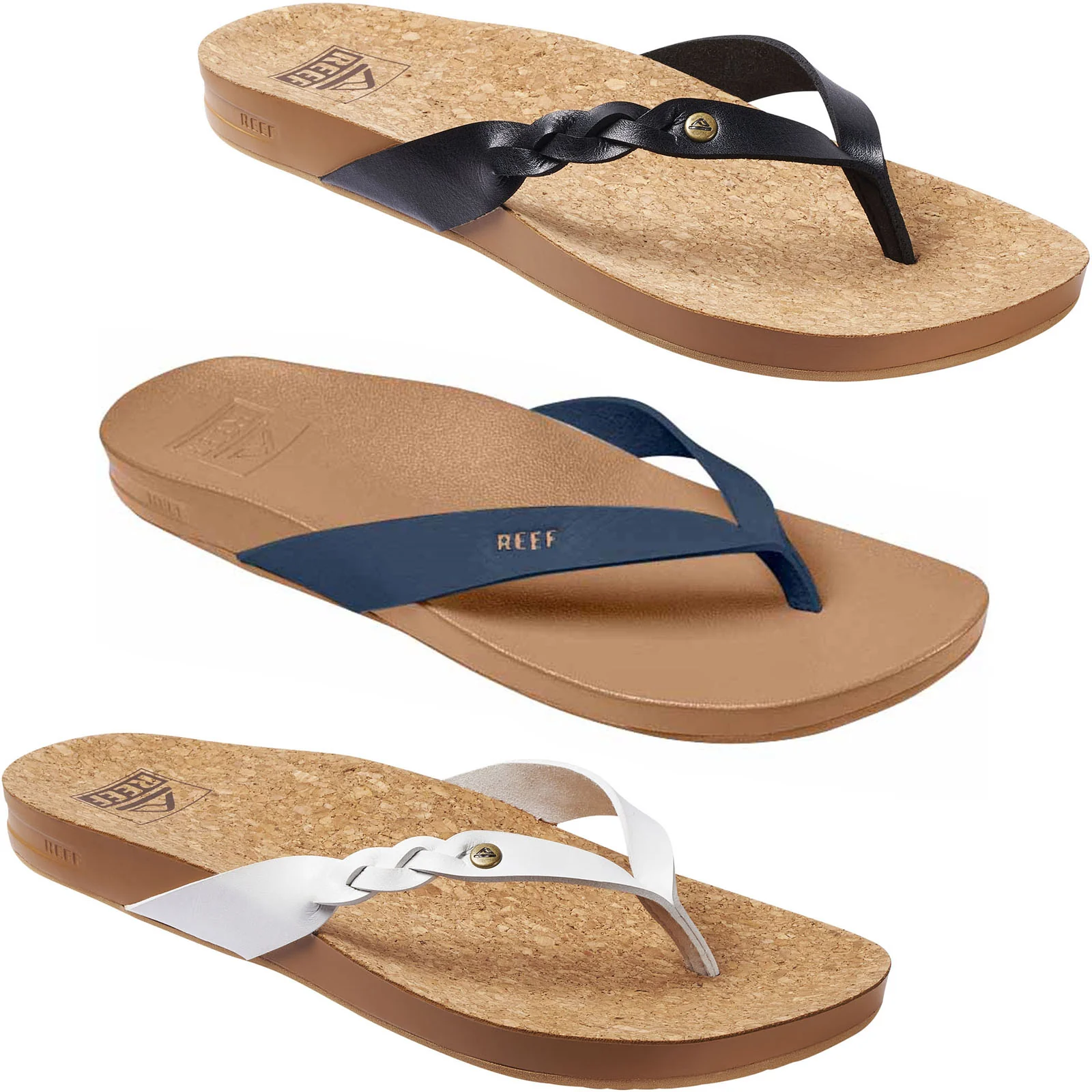 Reef Womens Cushion Court Flip Flops - Image 21