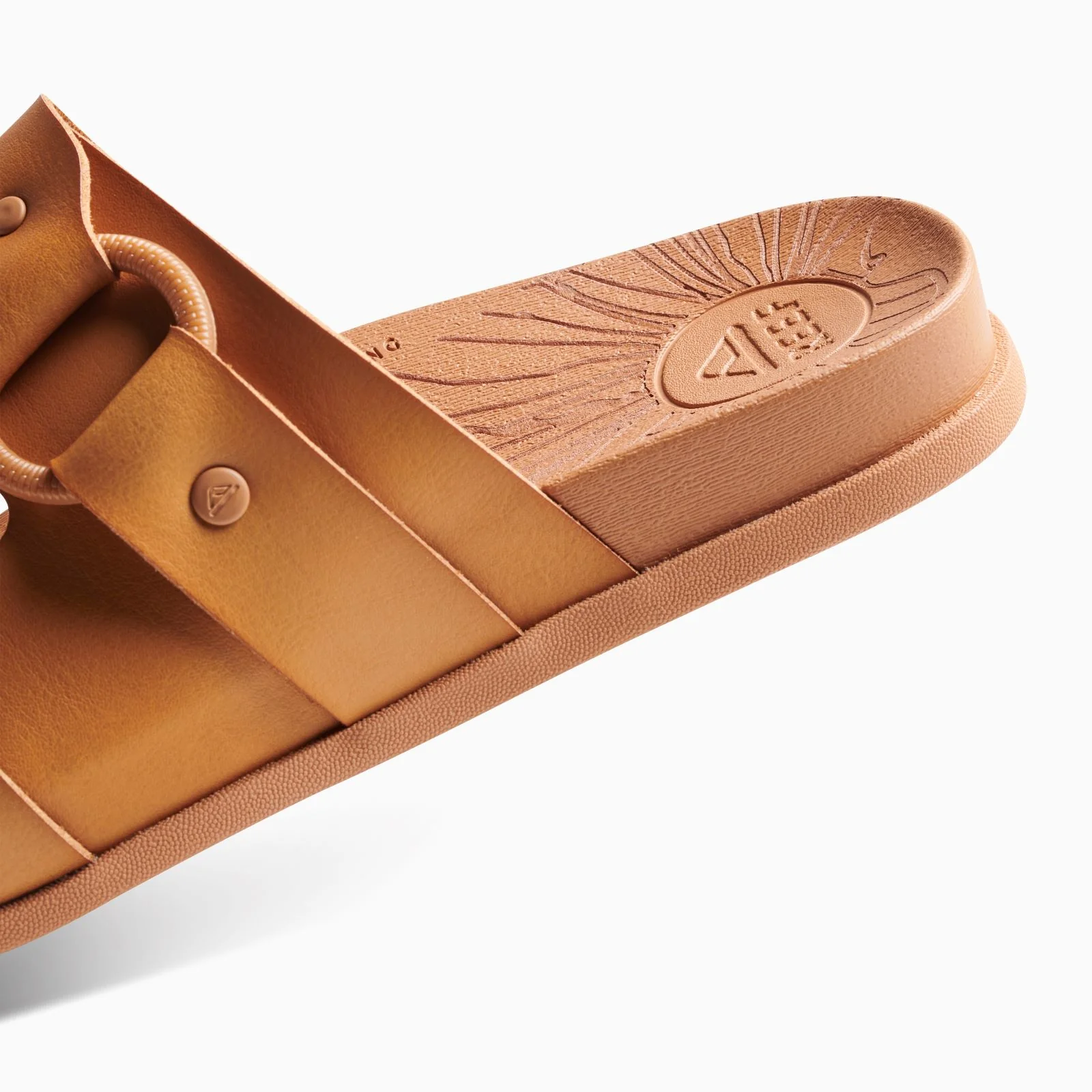 Reef Womens Cushion Vera Cruz Vegan Leather Slide Sandals - Image 11