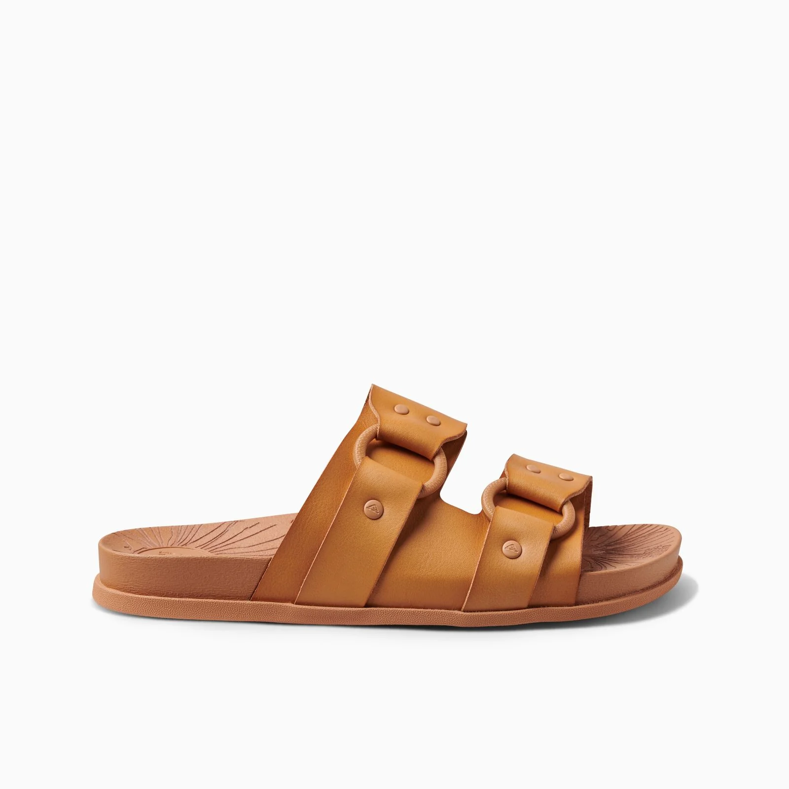 Reef Womens Cushion Vera Cruz Vegan Leather Slide Sandals - Image 9