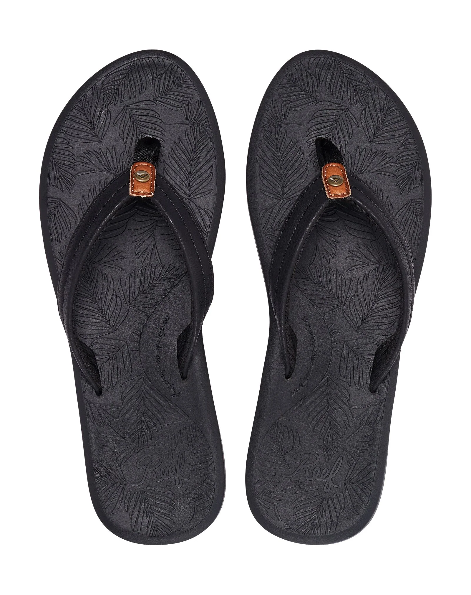 Reef Womens Tides Vegan Leather Flip Flops - Image 13