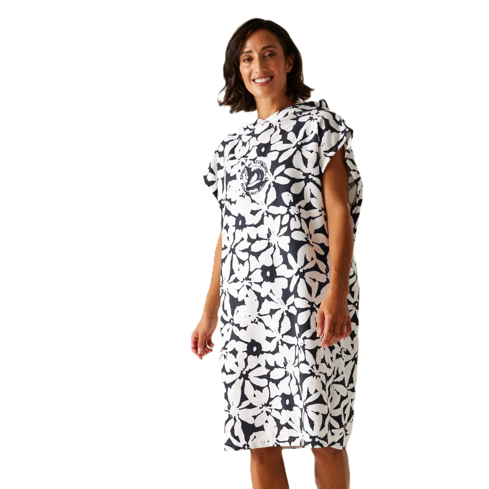 Regatta Adults Hooded Towel Poncho - Image 6