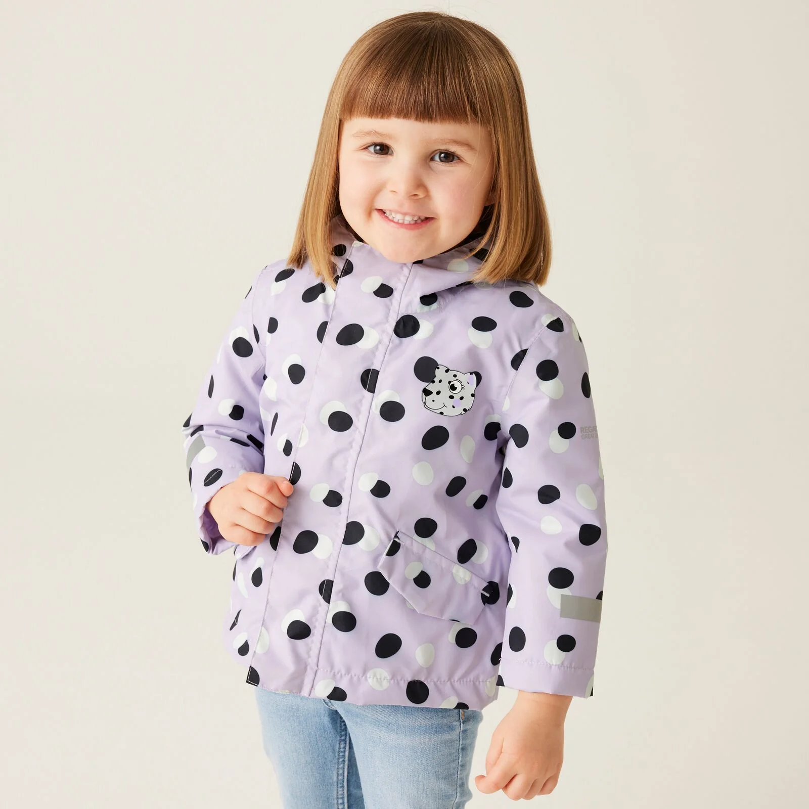 Regatta Kids Animal Rainy Day Waterproof Jacket - Image 2