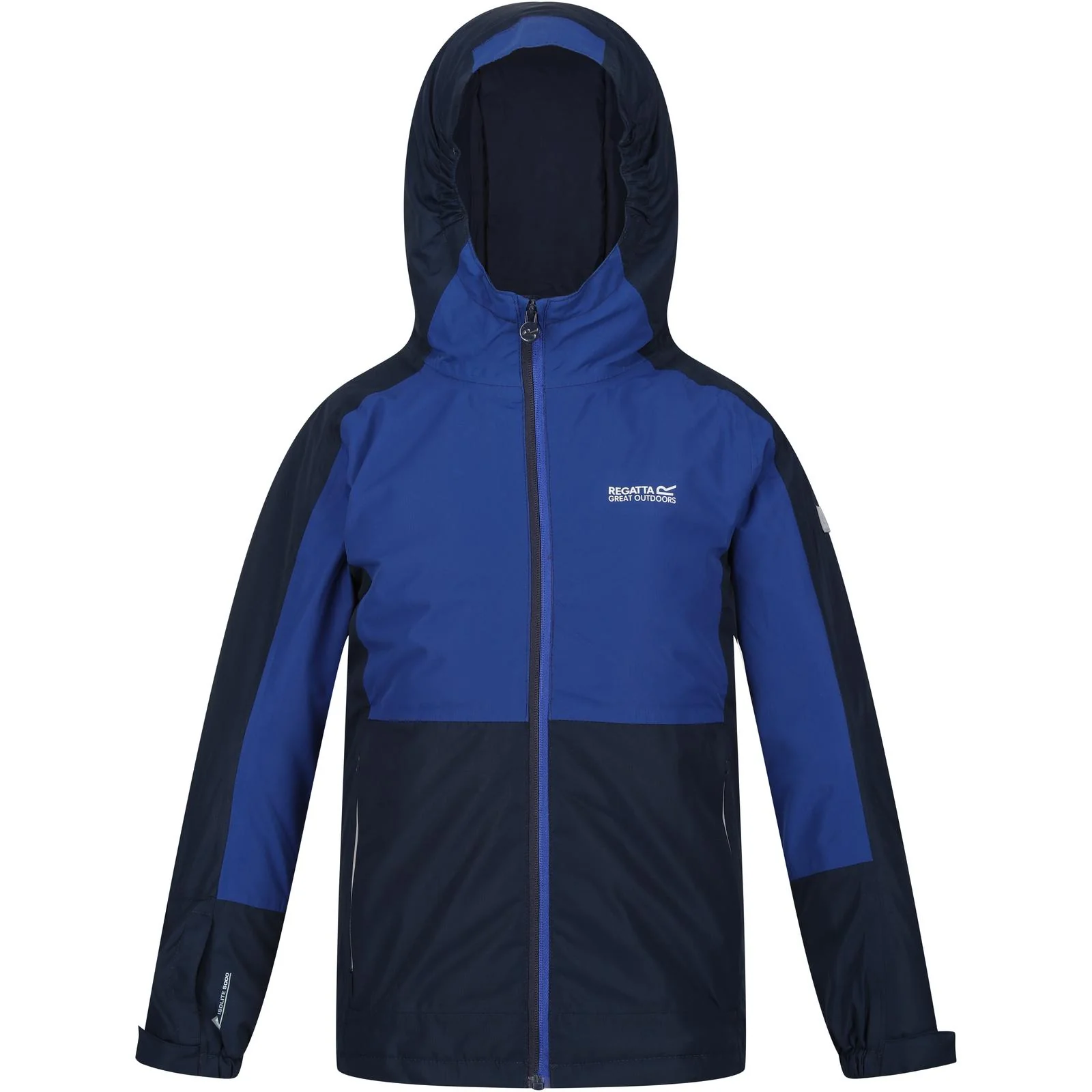 Regatta Kids Beamz III Waterproof Hooded Jacket - Black Seal - Image 18
