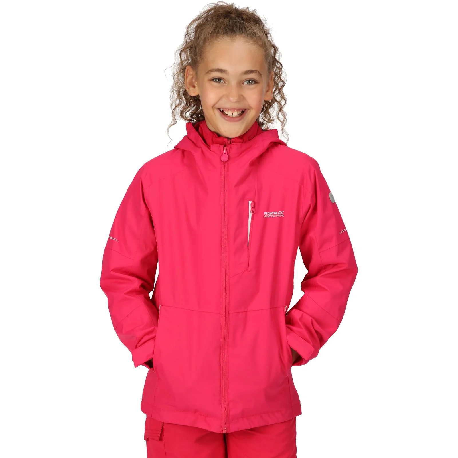 Regatta Kids Calderdale II Waterproof Full Zip Jacket - Image 6