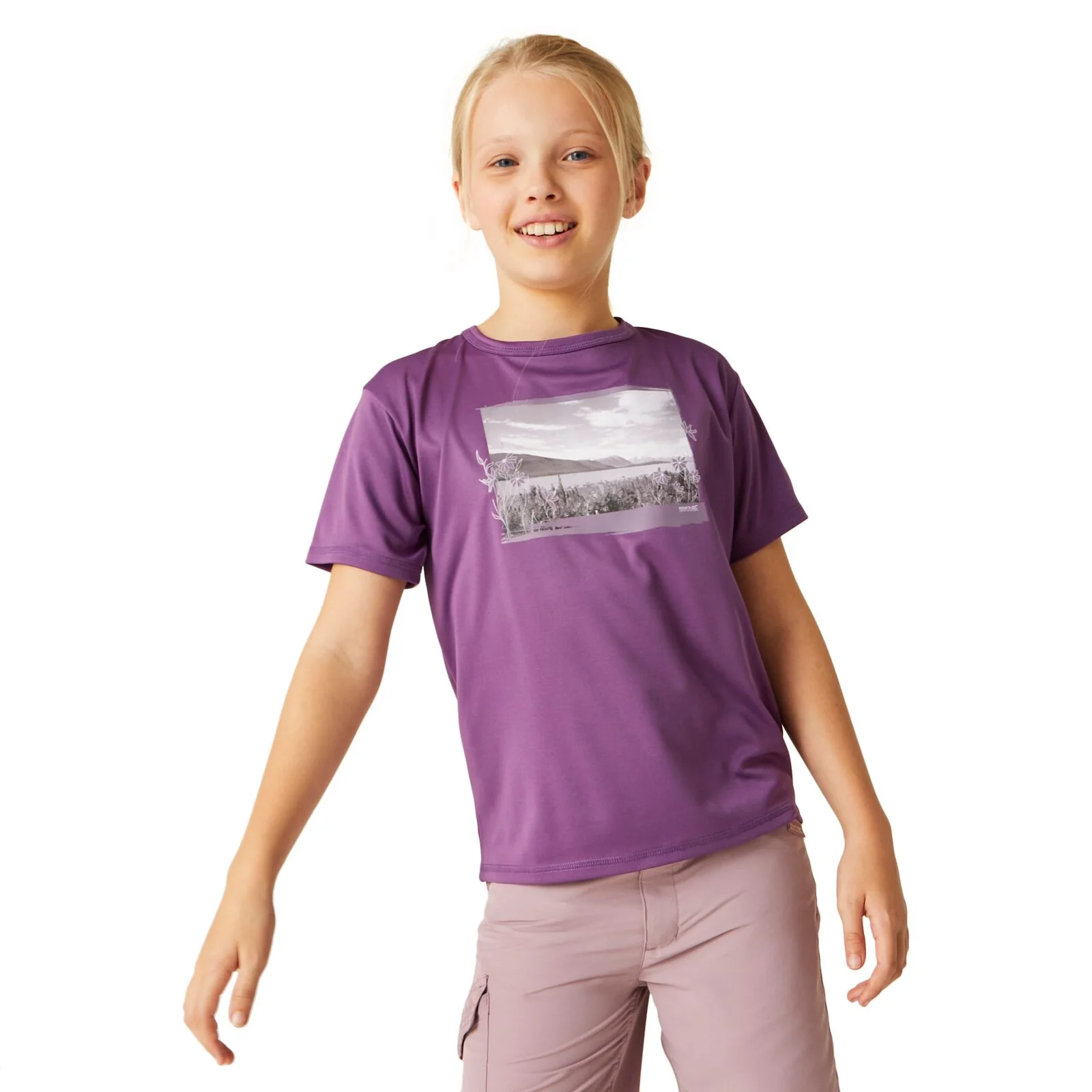 Regatta Kids Clarabee Graphic Short Sleeve T-Shirt - Image 8