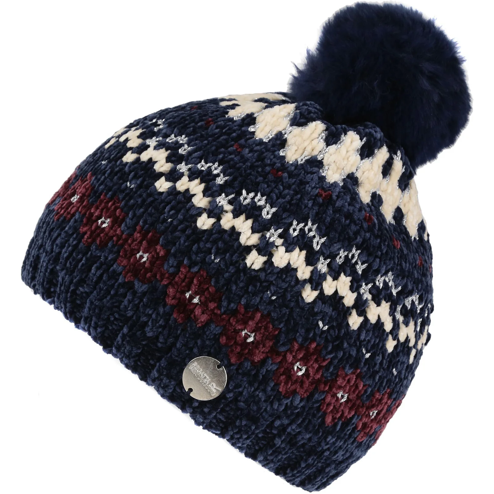 Regatta Kids Hedy Lux lll Fleece Lined Bobble Hat - Image 3