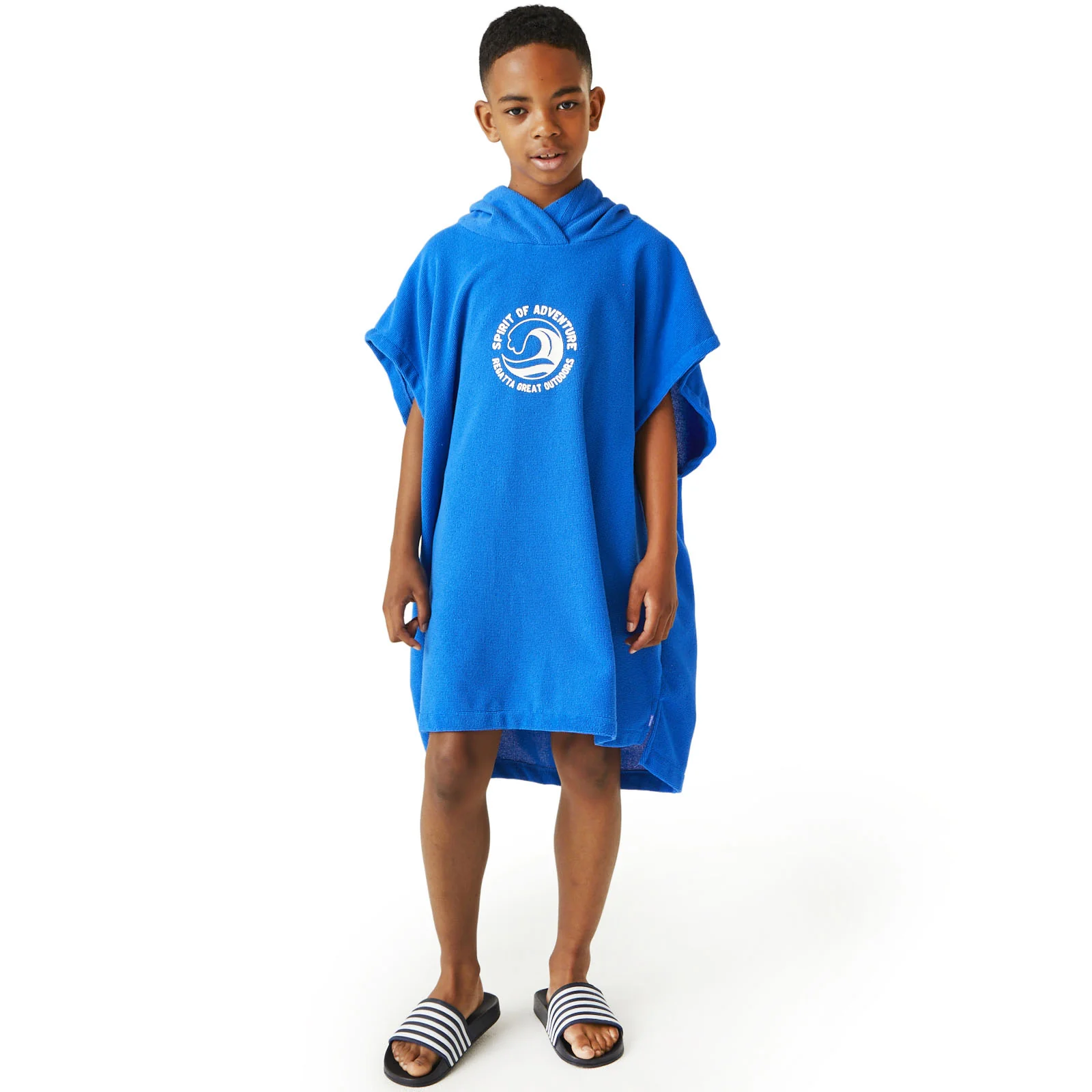 Regatta Kids Hooded Surf Surfing Swim Swimming Beach Towel Poncho - Image 11
