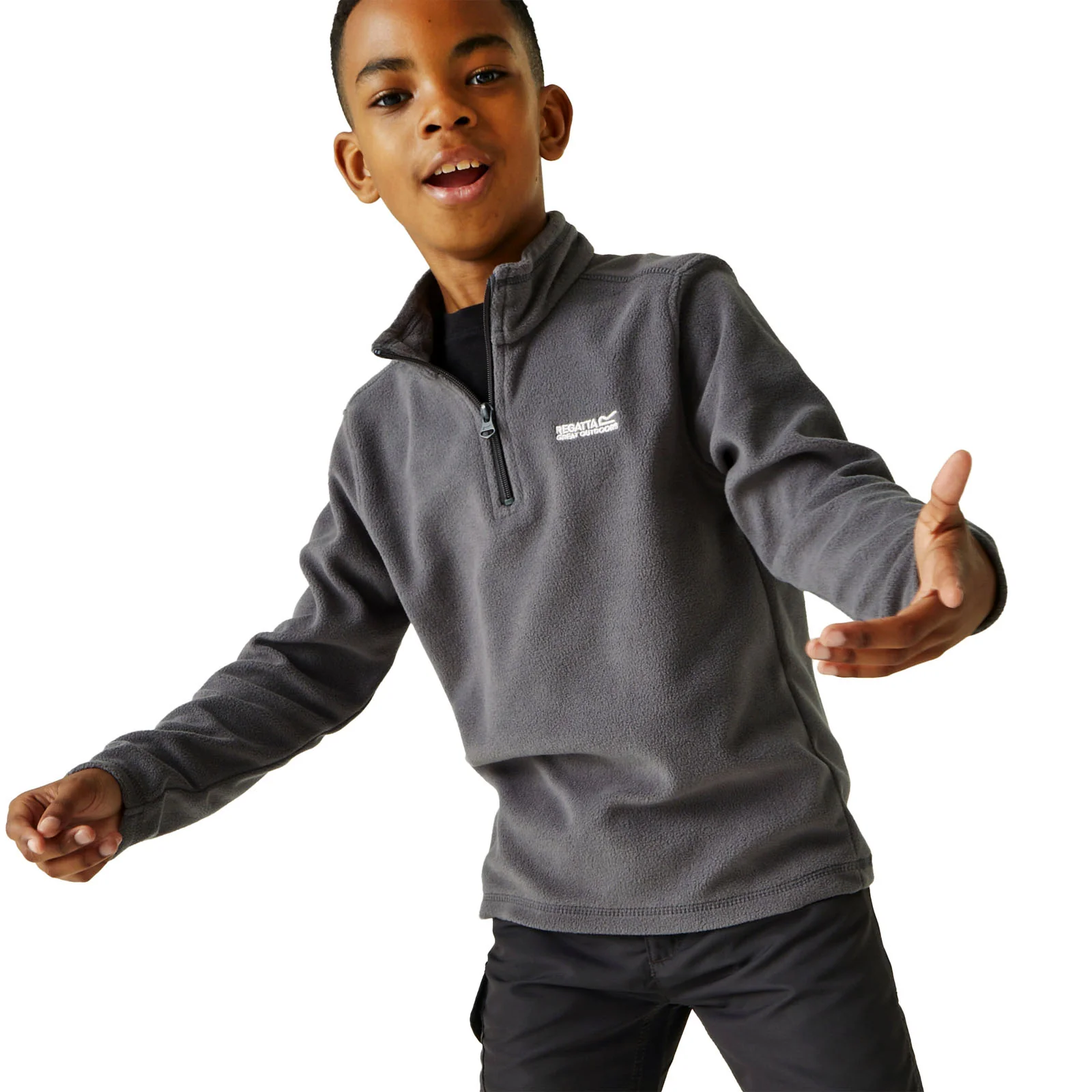 Regatta Kids Hot Shot II Half Zip Fleece Top - Image 3