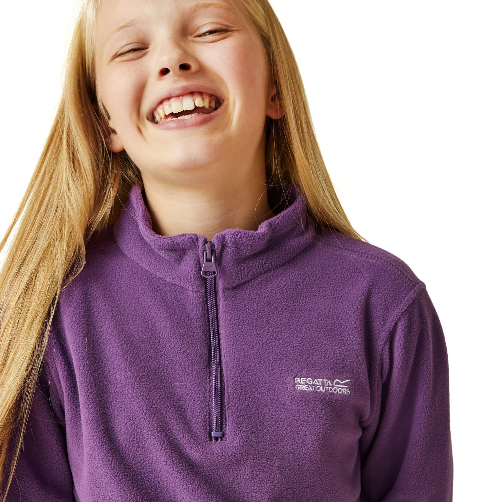Regatta Kids Hot Shot II Half Zip Fleece Top - Image 32