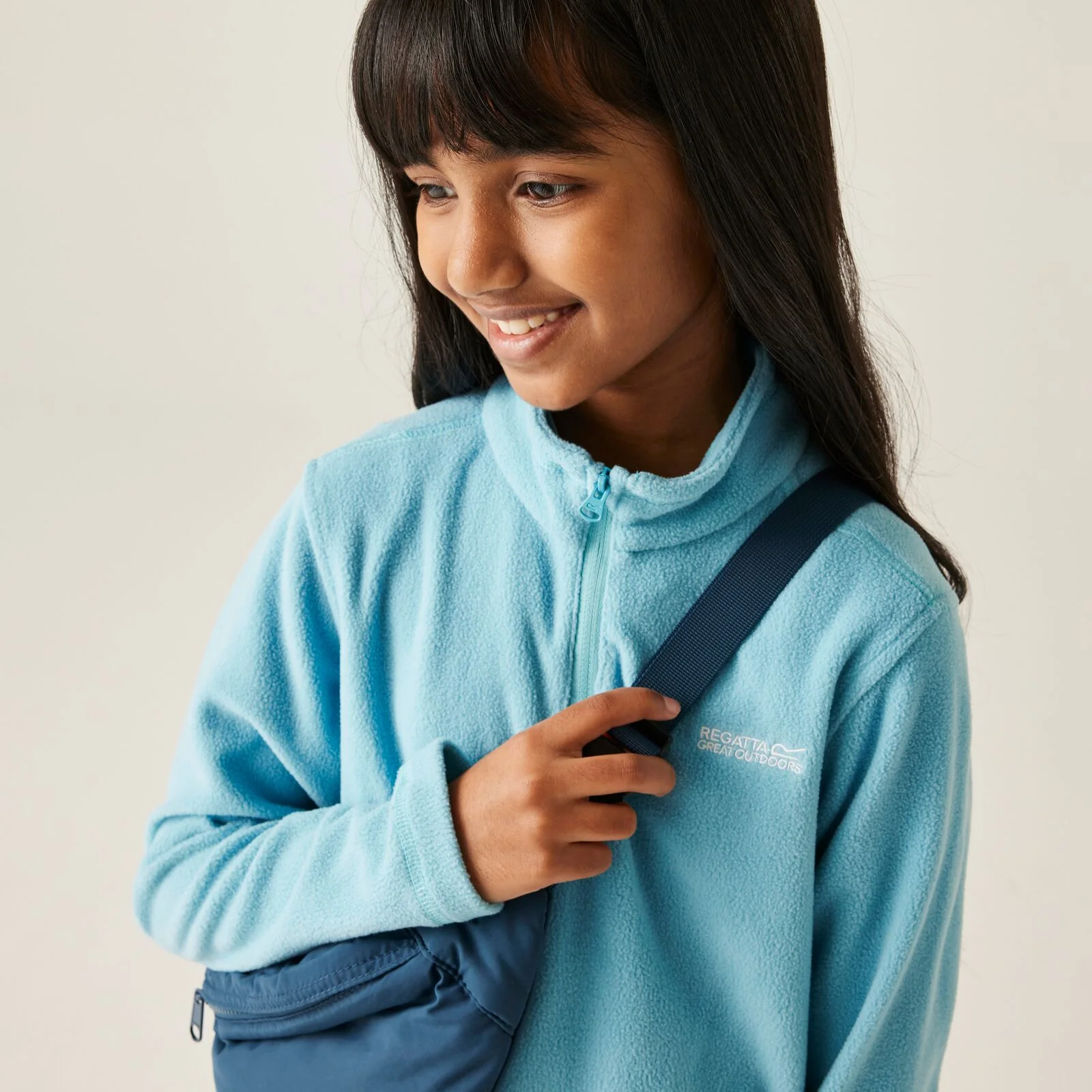 Regatta Kids Hot Shot II Half Zip Fleece Top - Image 36