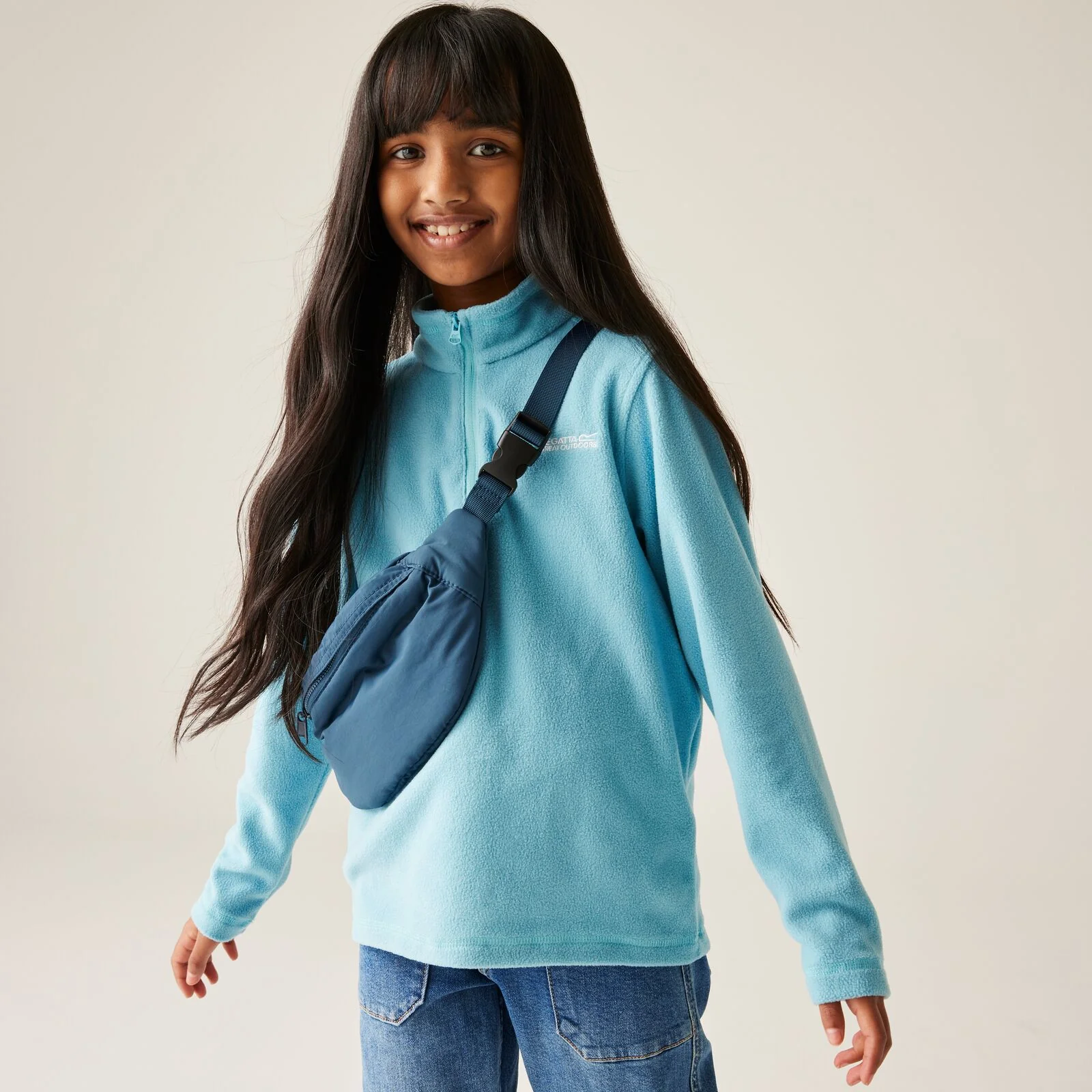 Regatta Kids Hot Shot II Half Zip Fleece Top - Image 9