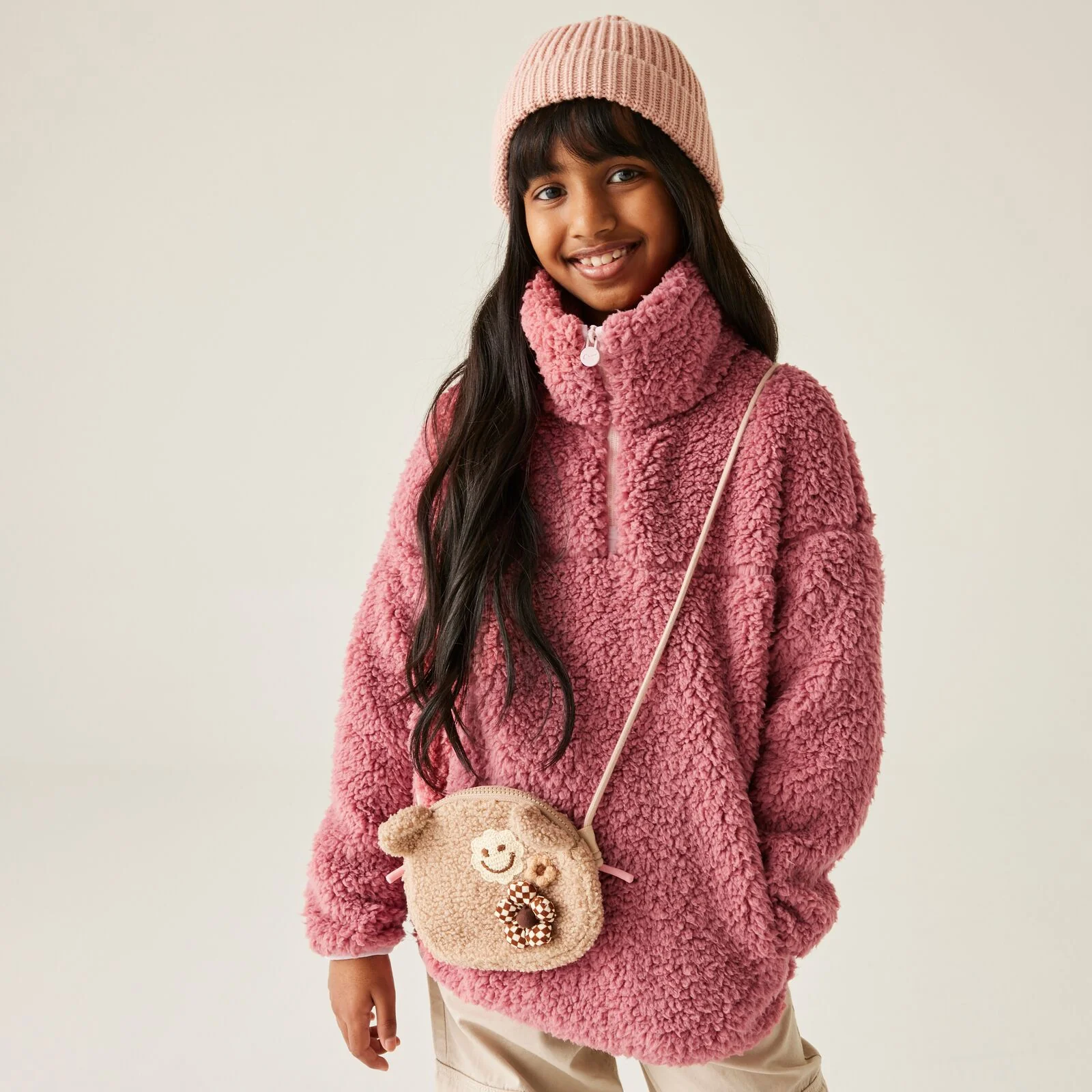 Regatta Kids Kaliza Half Zip Outdoor Fluffy Pullover Fleece - Image 8