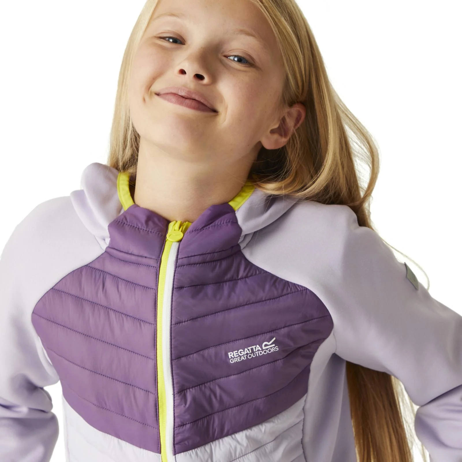Regatta Kids Kielder Hybrid VIII Hooded Outdoor Walking Hiking Softshell Jacket - Image 43