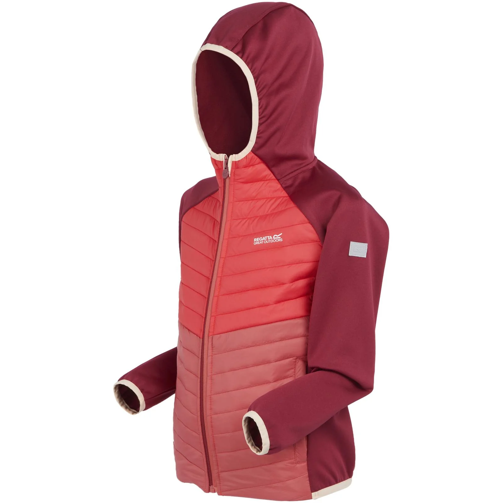 Regatta Kids Kielder Hybrid VIII Jacket - Rumba Red/Red Sky - 11-12YRS - Image 7