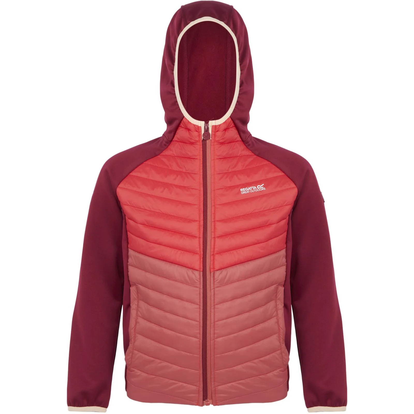 Regatta Kids Kielder Hybrid VIII Jacket - Rumba Red/Red Sky - 14YRS - Image 5