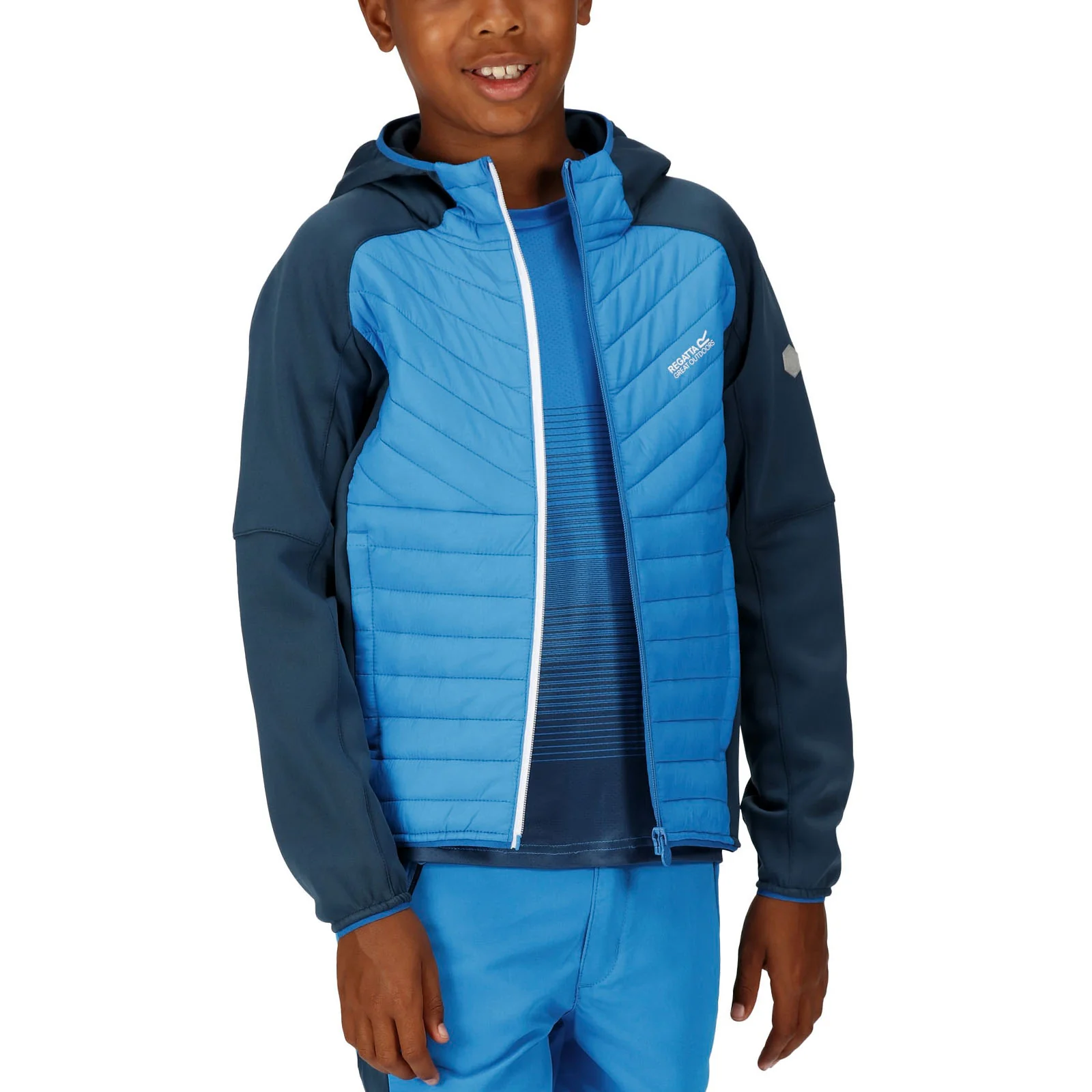 Regatta Kids Kilder Hybrid VI Water Resistant Jacket - Image 3