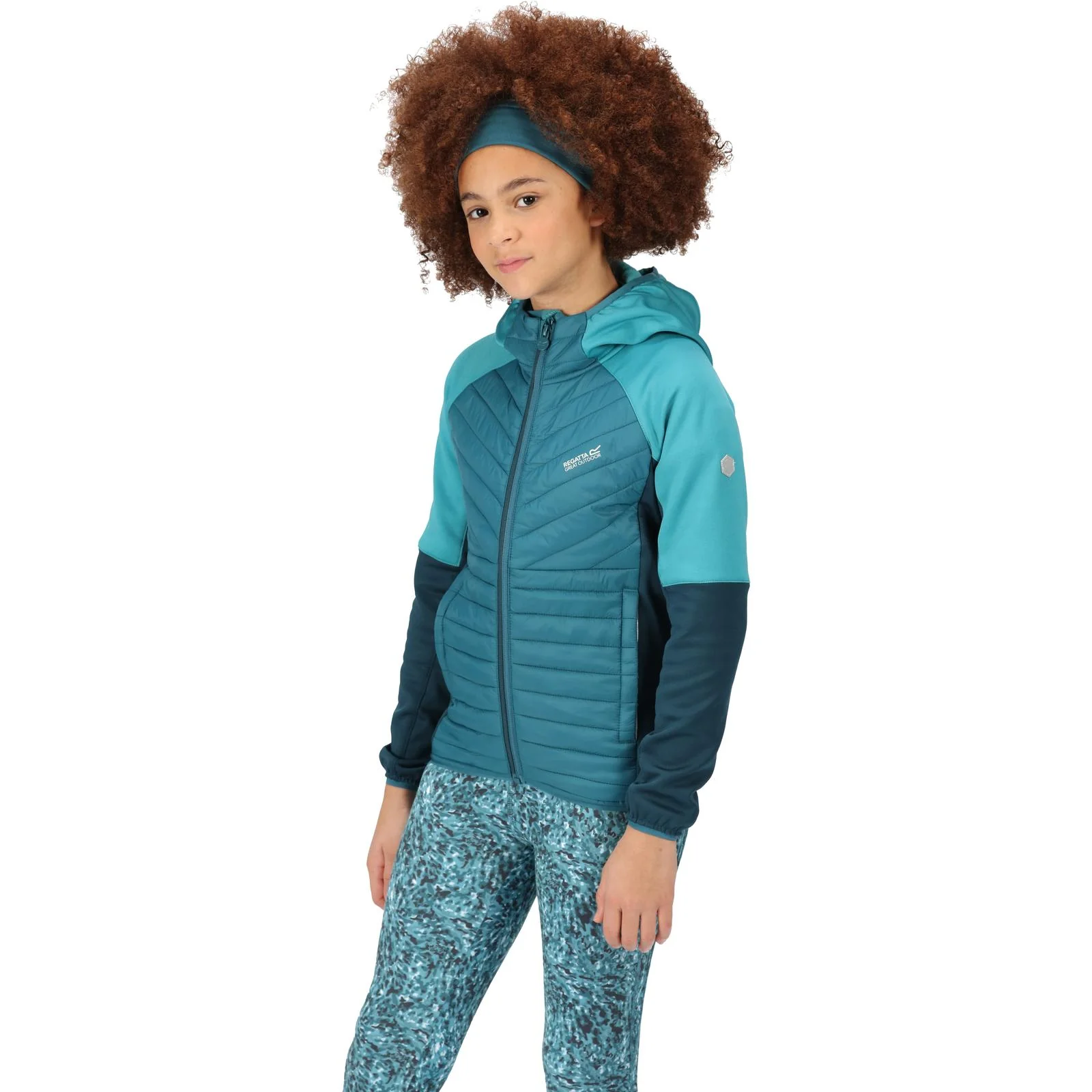 Regatta Kids Kilder Hybrid VI Water Resistant Jacket - Image 9