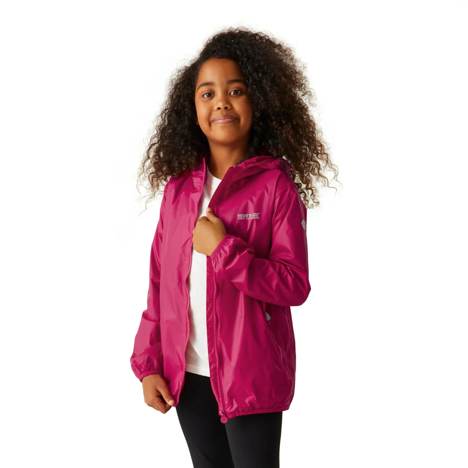 Regatta Kids Lever II Waterproof Packaway Walking Jacket - Image 6