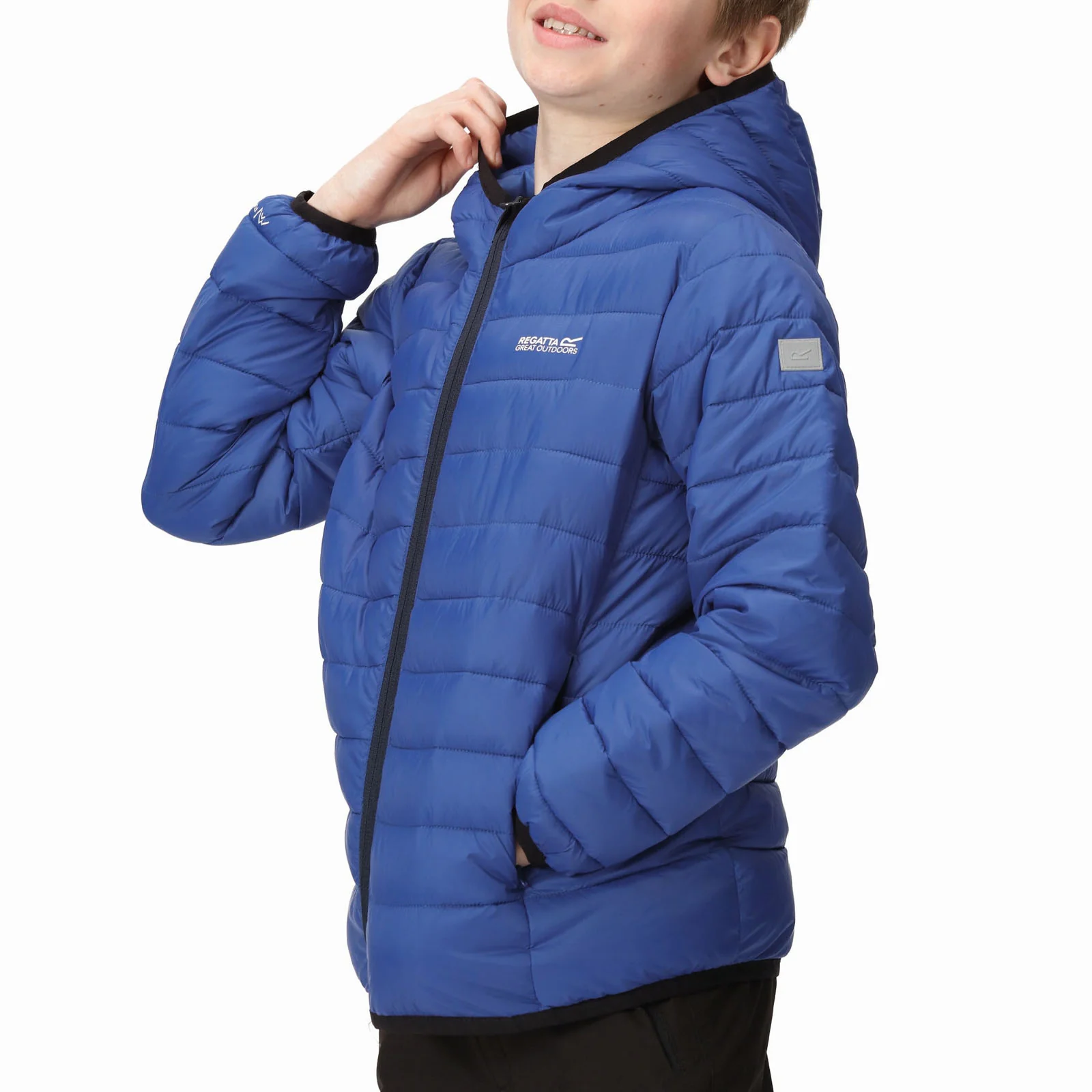 Regatta Kids Marizion Baffled Padded Water Repellent Jacket - Royal - Image 4