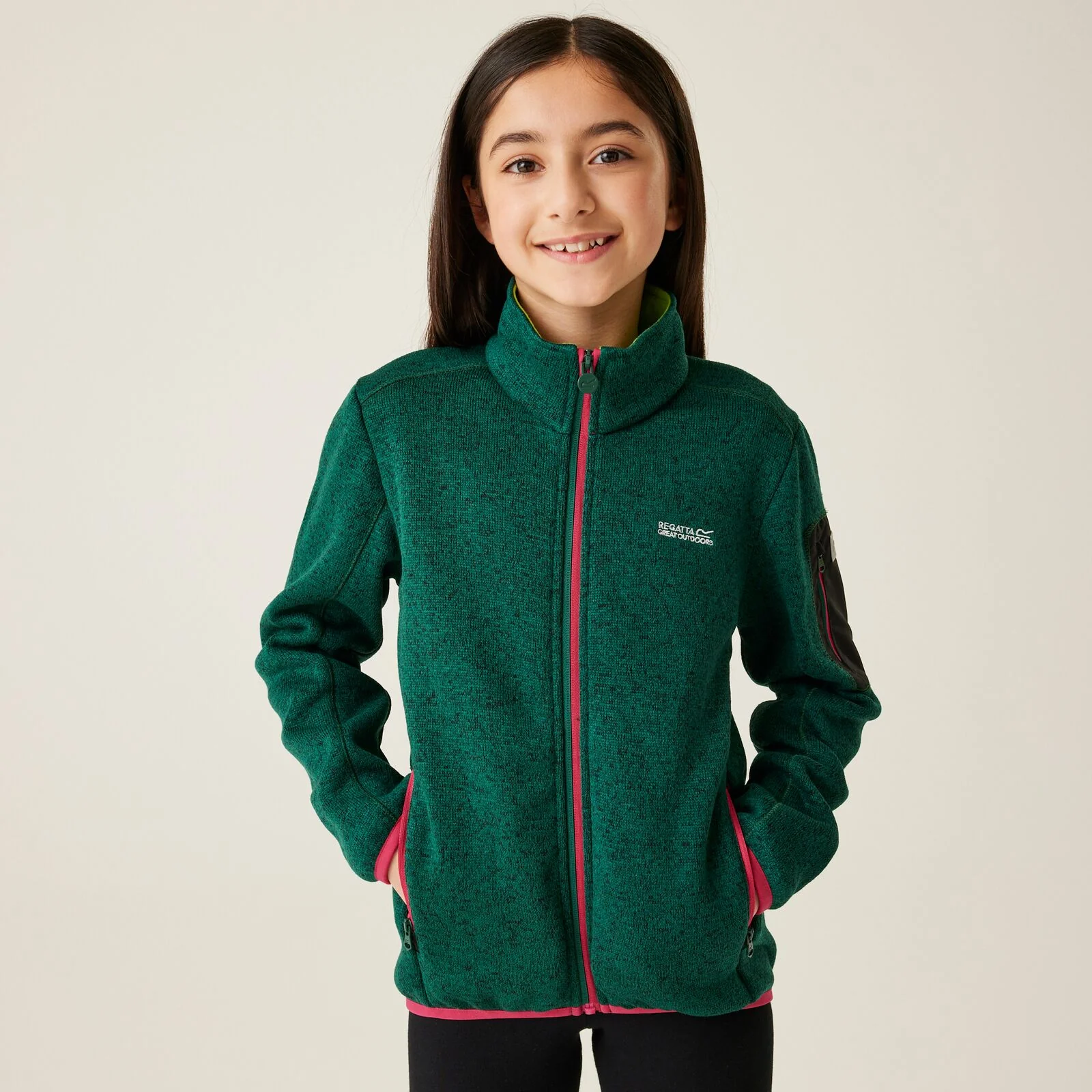 Regatta Kids Newhill Full Zip Fleece - Image 6