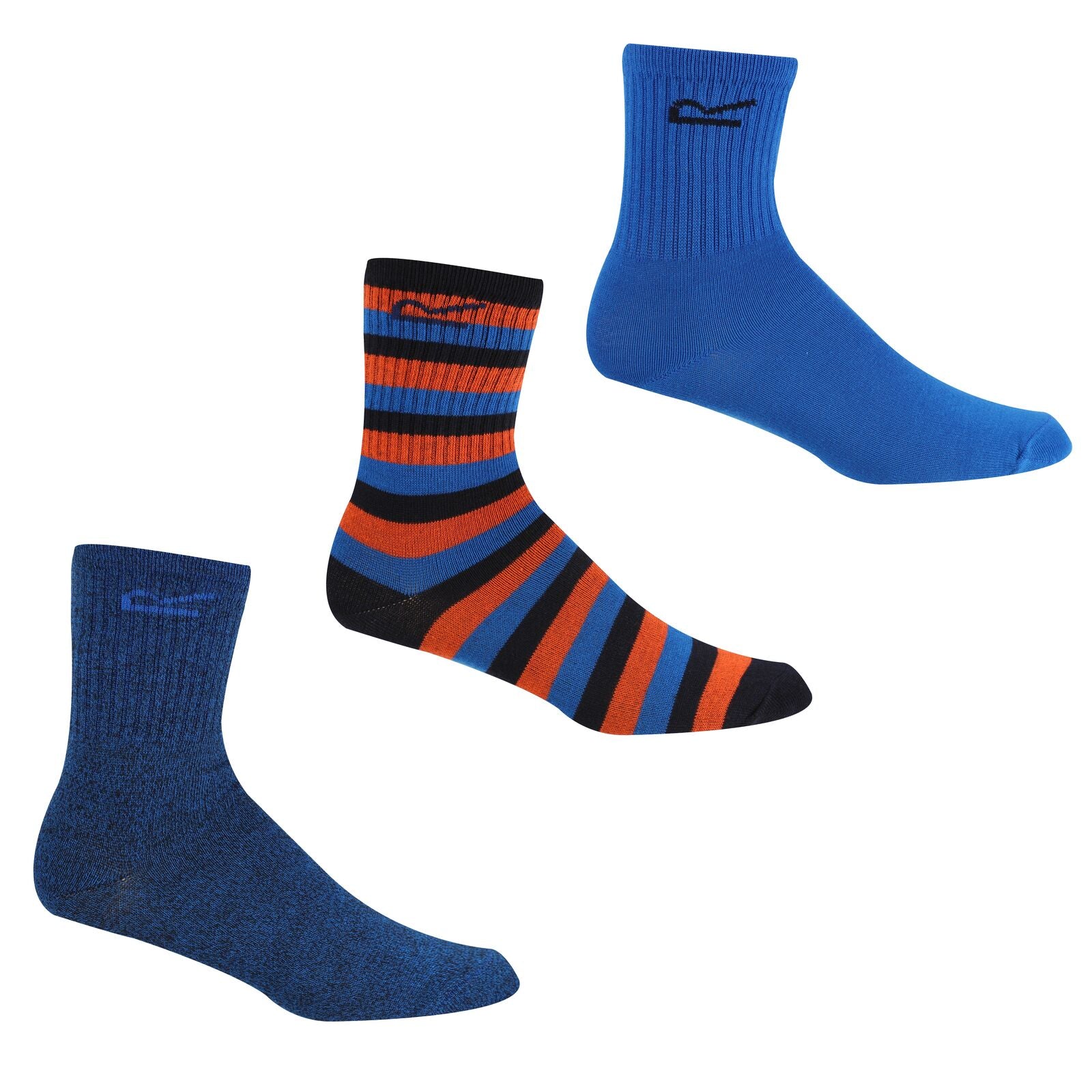 Regatta Kids Outdoor Sock 3 Pack Crew Socks