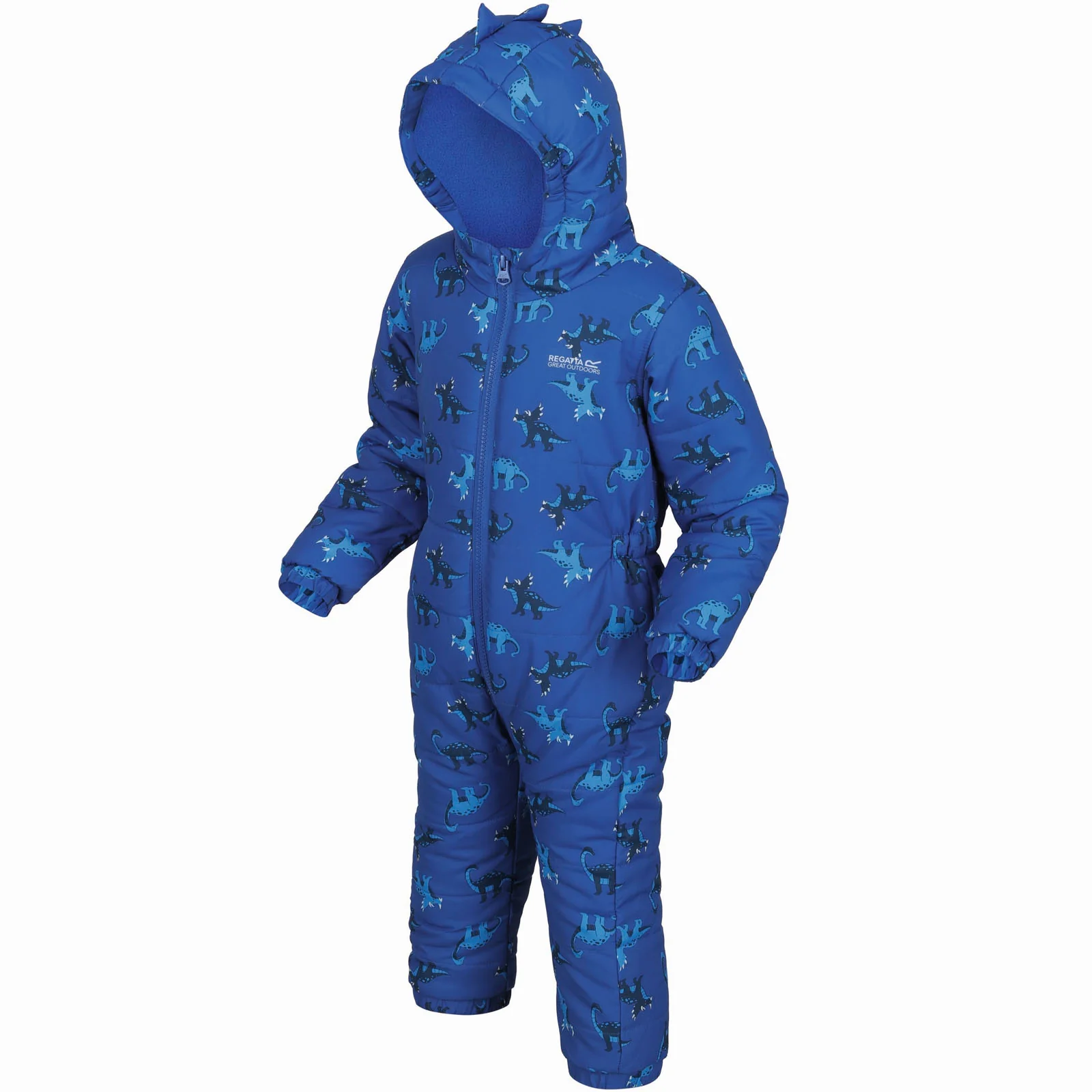 Regatta Kids Penrose Fullzip Insulated Fleece Lined Hood Puddle Suit - Image 20