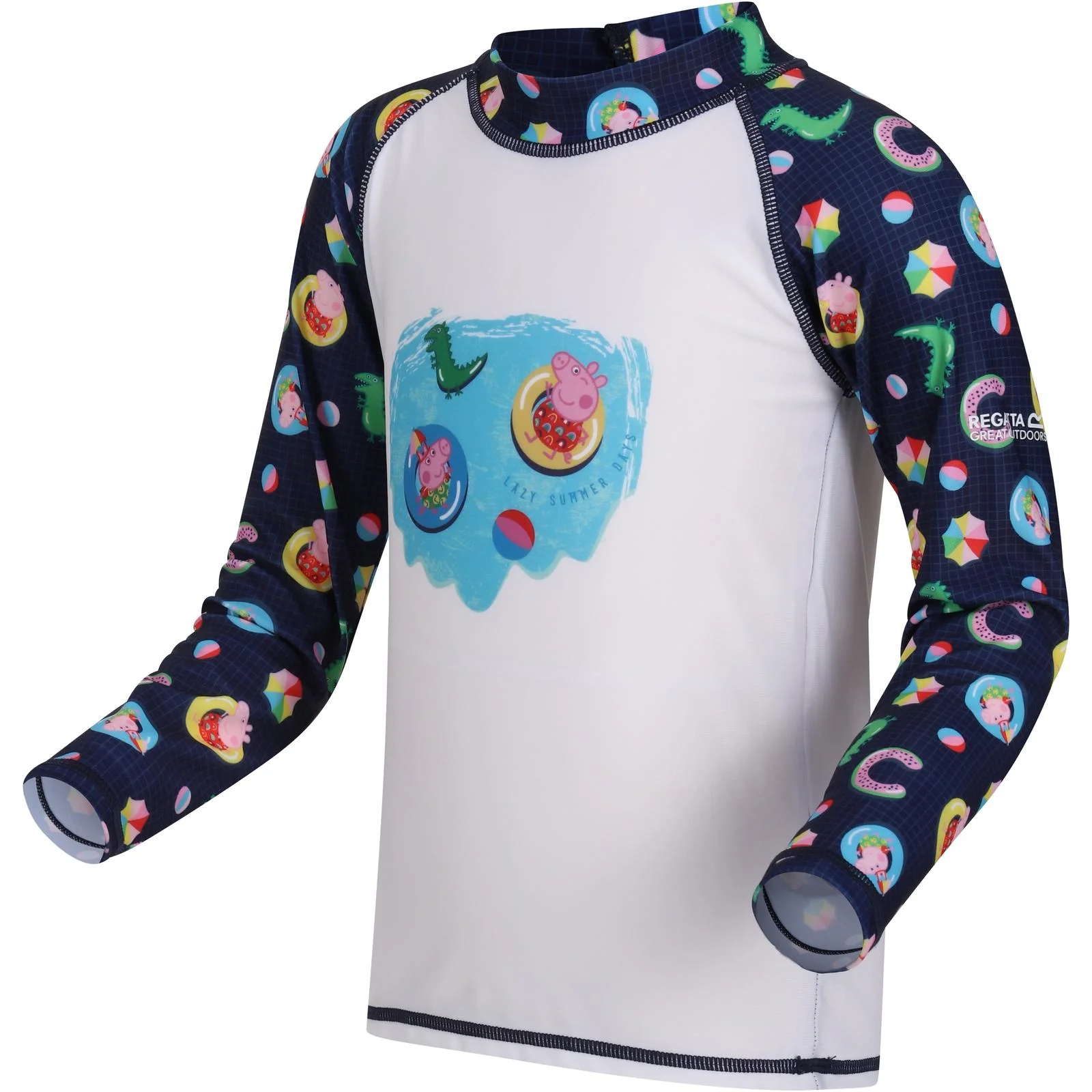 Regatta Kids Peppa Pig Long Sleeve Rash Suit Set - Image 38