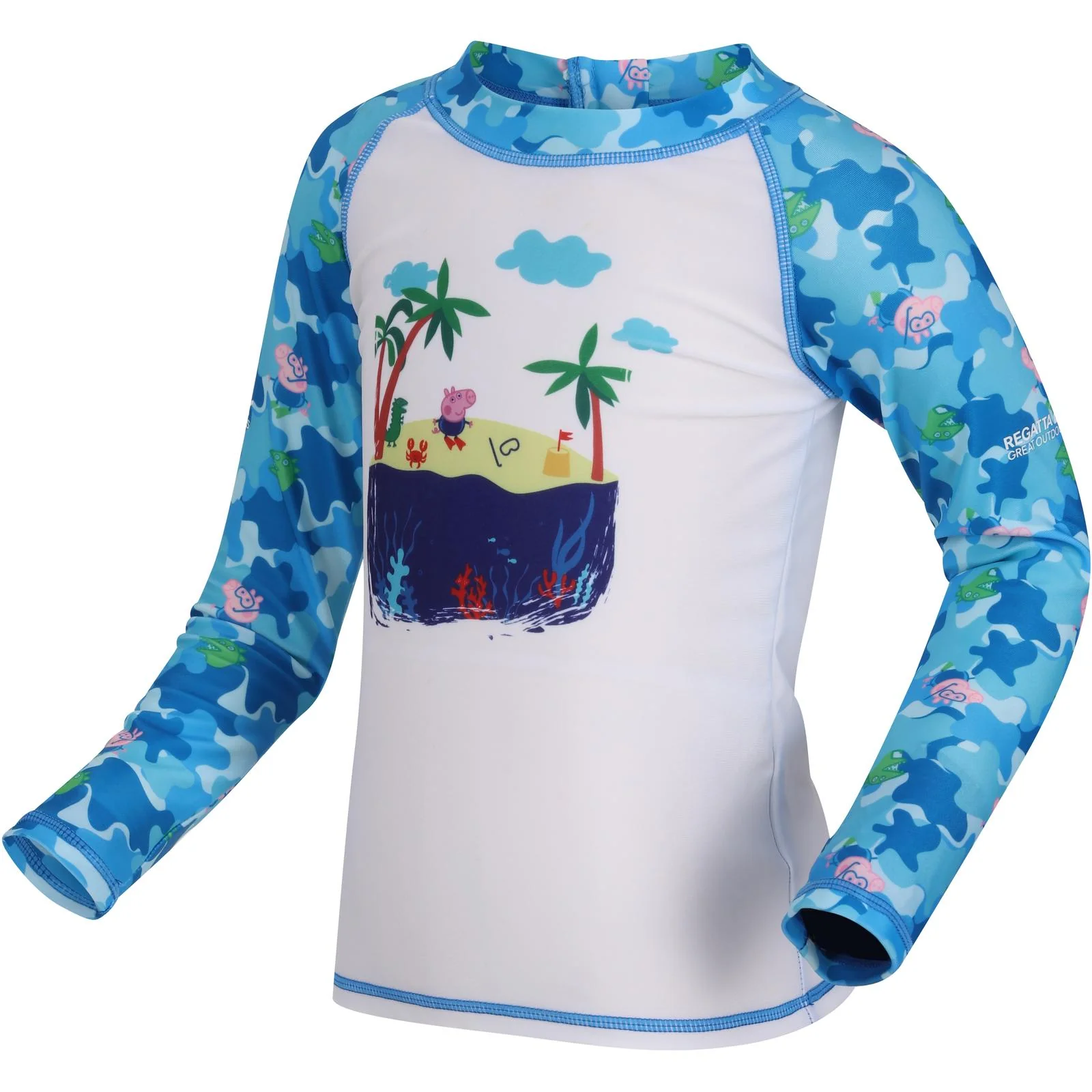 Regatta Kids Peppa Pig Long Sleeve Rash Suit Set - Image 41