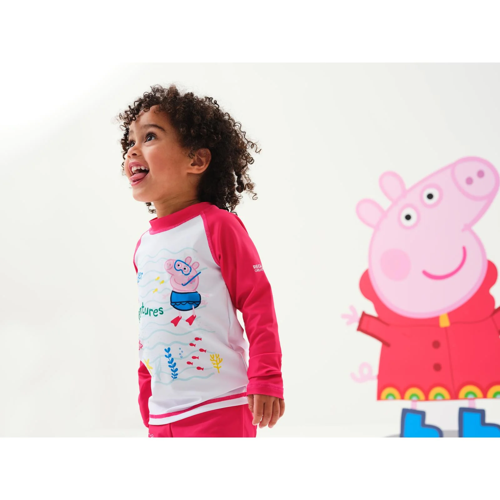 Regatta Kids Peppa Pig Long Sleeve Rash Suit Set - Image 7