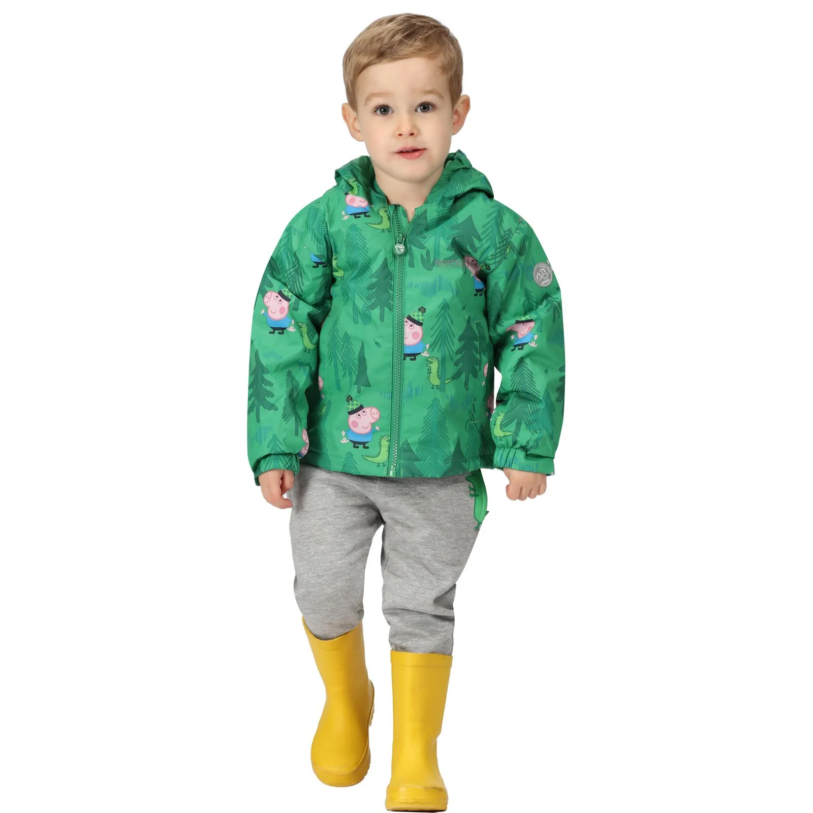 Regatta Kids Peppa Pig Muddy Puddles Waterproof Jacket - Image 12
