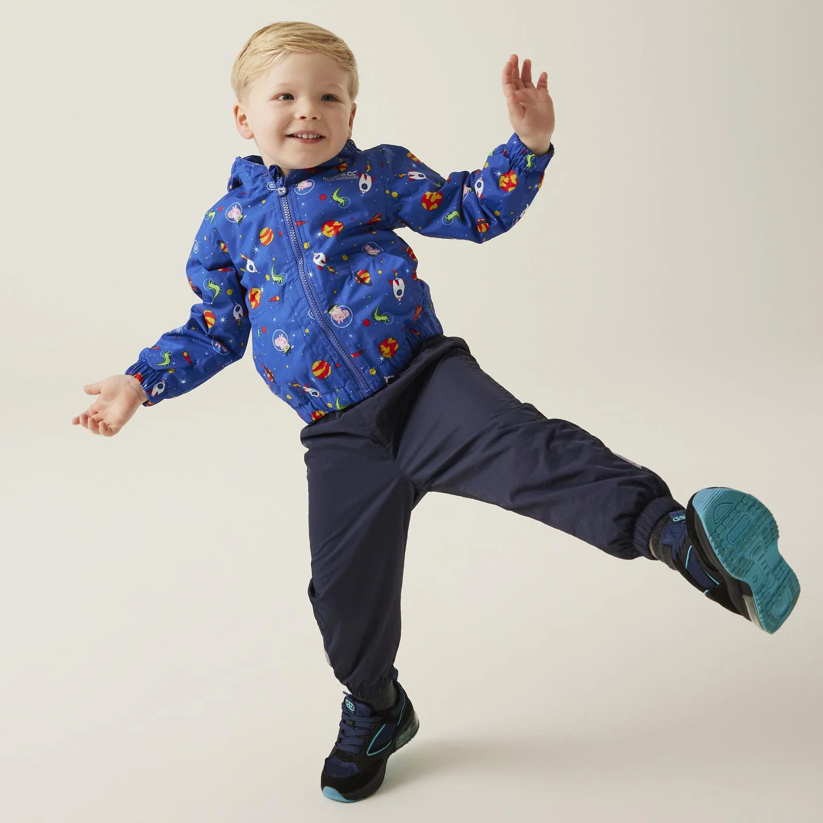 Regatta Kids Peppa Pig Muddy Puddles Waterproof Jacket - Image 23