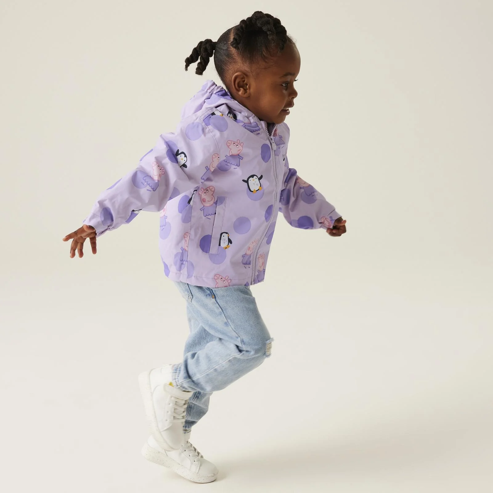 Regatta Kids Peppa Pig Muddy Puddles Waterproof Jacket - Image 24