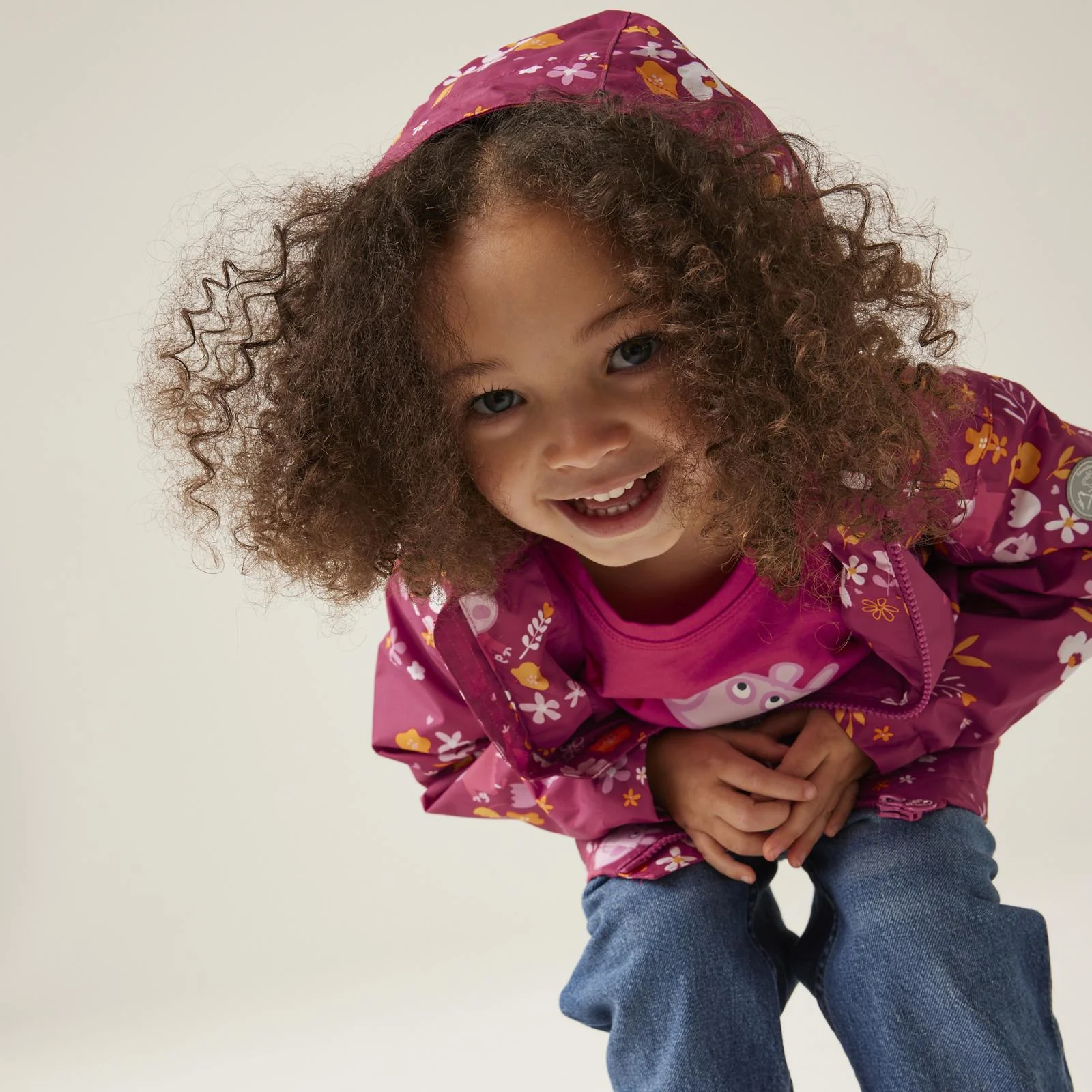 Regatta Kids Peppa Pig Muddy Puddles Waterproof Jacket - Image 26