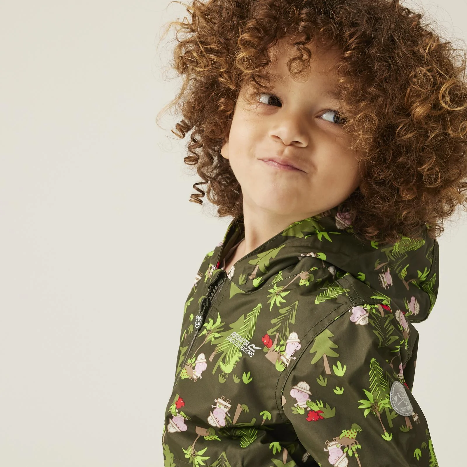 Regatta Kids Peppa Pig Muddy Puddles Waterproof Jacket - Image 31