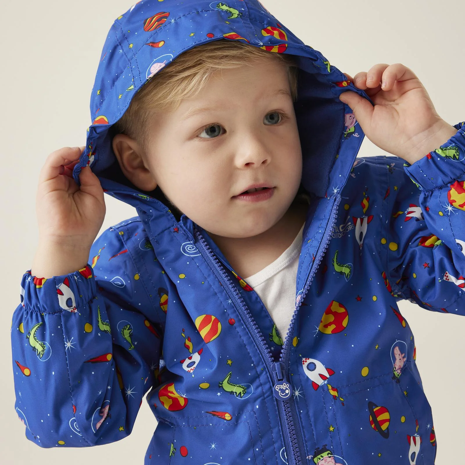 Regatta Kids Peppa Pig Muddy Puddles Waterproof Jacket - Image 32