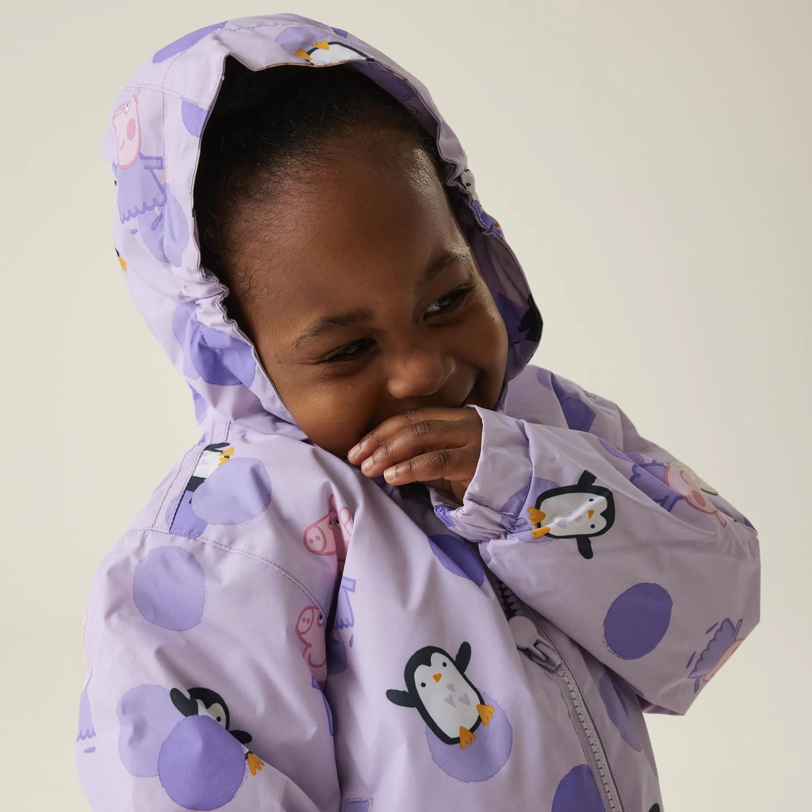 Regatta Kids Peppa Pig Muddy Puddles Waterproof Jacket - Image 33
