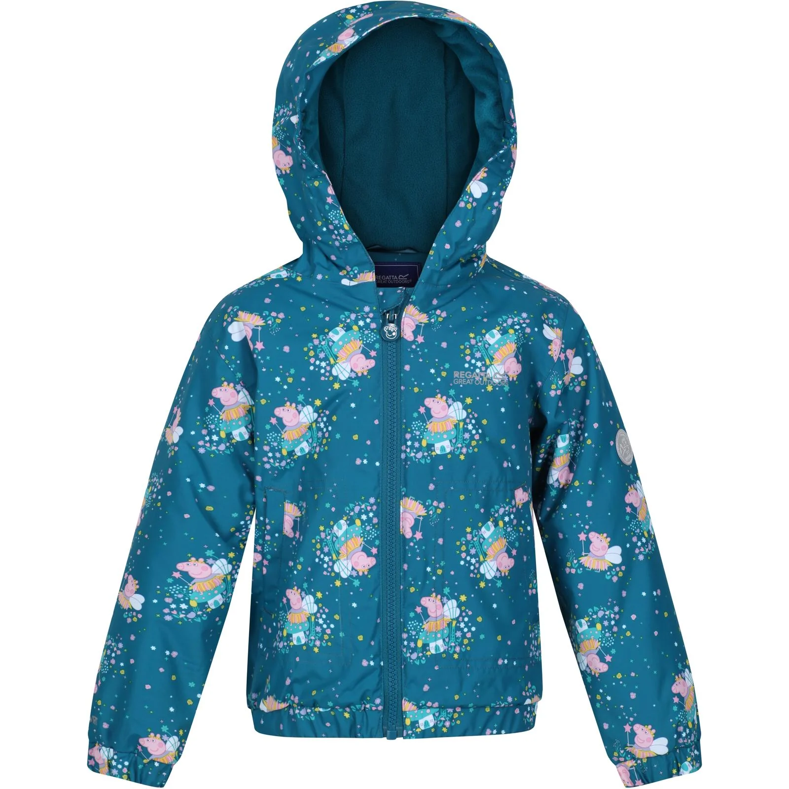 Regatta Kids Peppa Pig Muddy Puddles Waterproof Jacket - Image 37