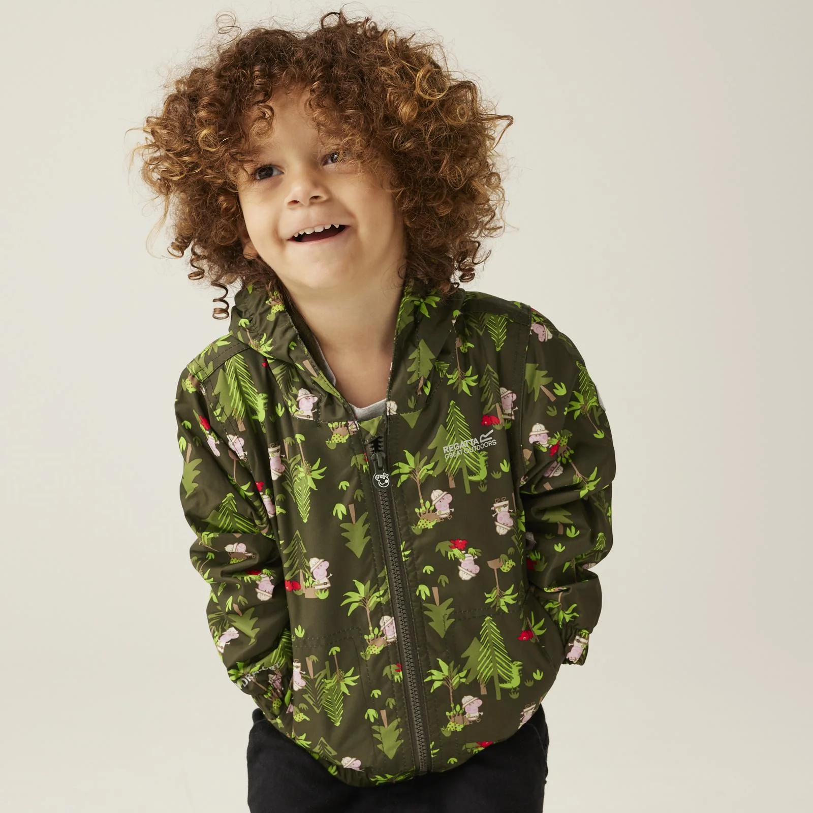 Regatta Kids Peppa Pig Muddy Puddles Waterproof Jacket - Image 4