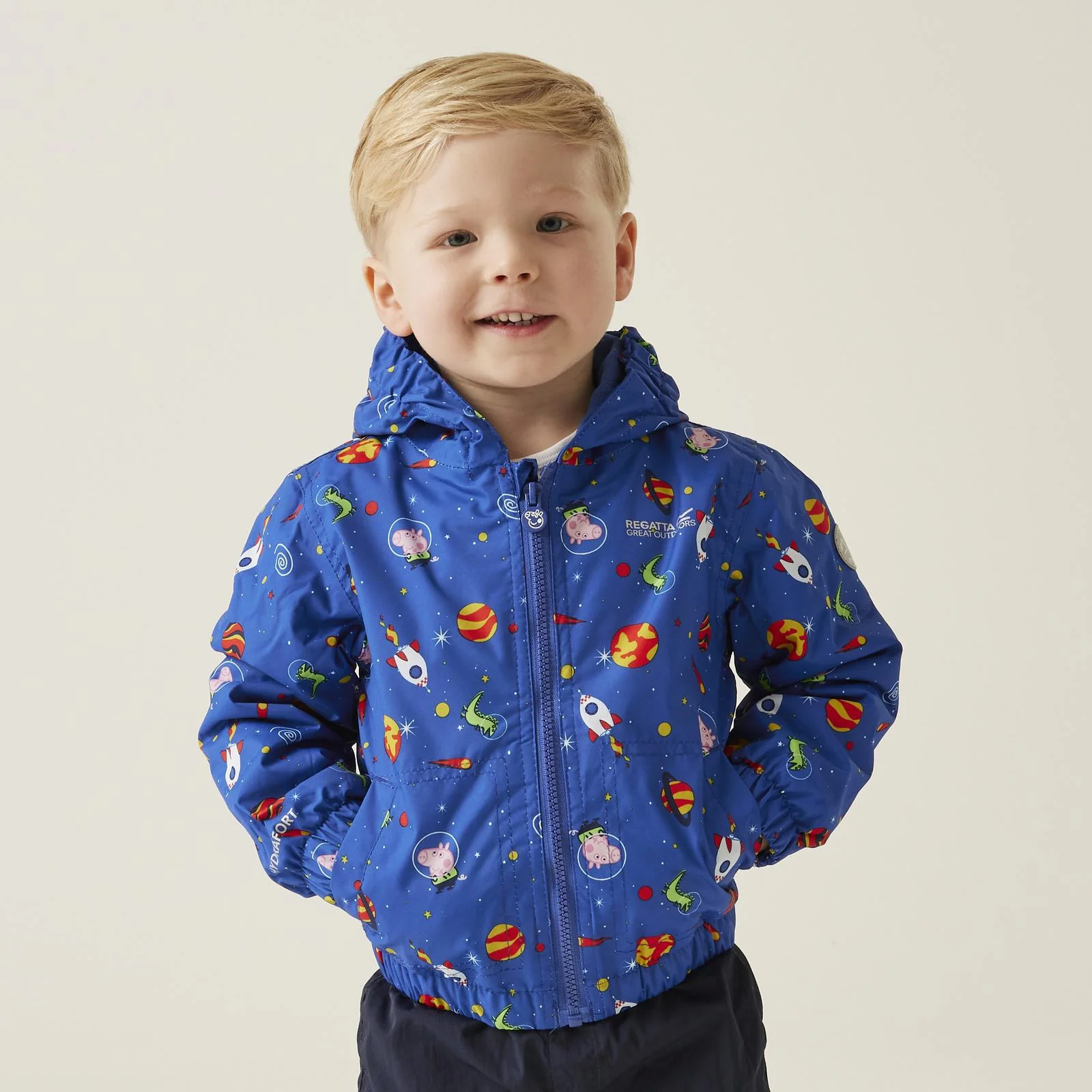Regatta Kids Peppa Pig Muddy Puddles Waterproof Jacket - Image 5